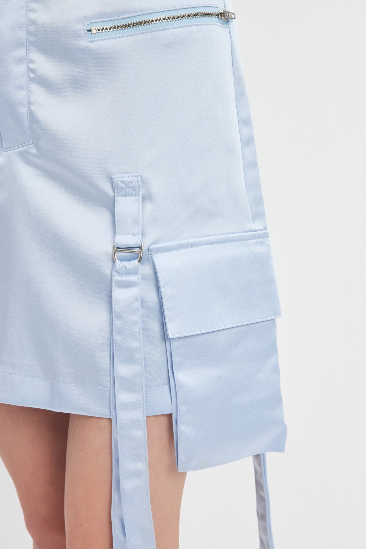 BABY BLUE CRAYZ SKIRT