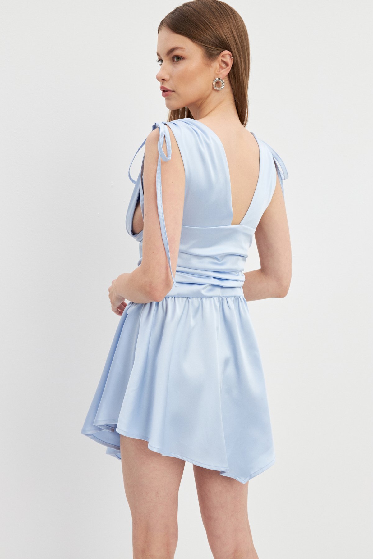 baby blue crazy dress