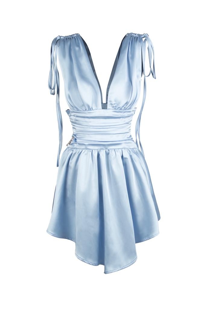 baby blue crazy dress