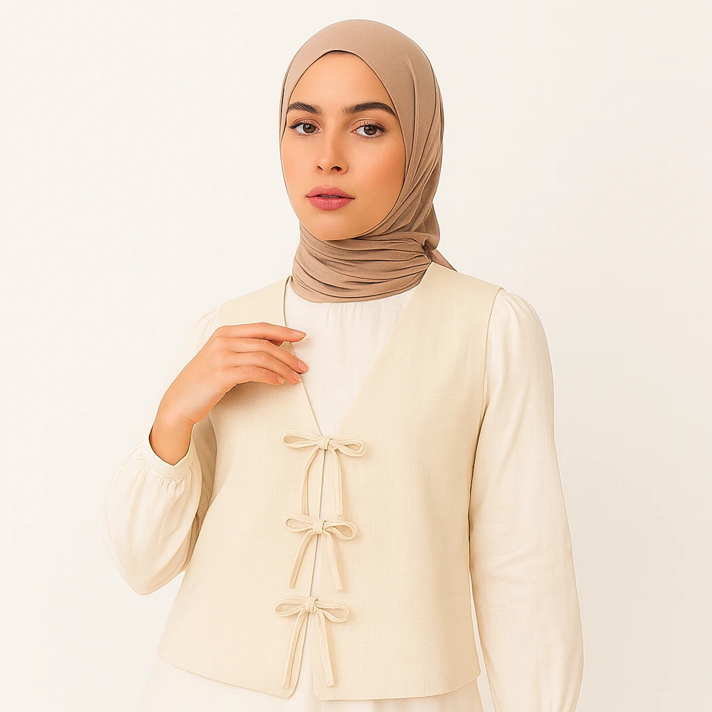 Üç Bağcıklı Kısa Yelek