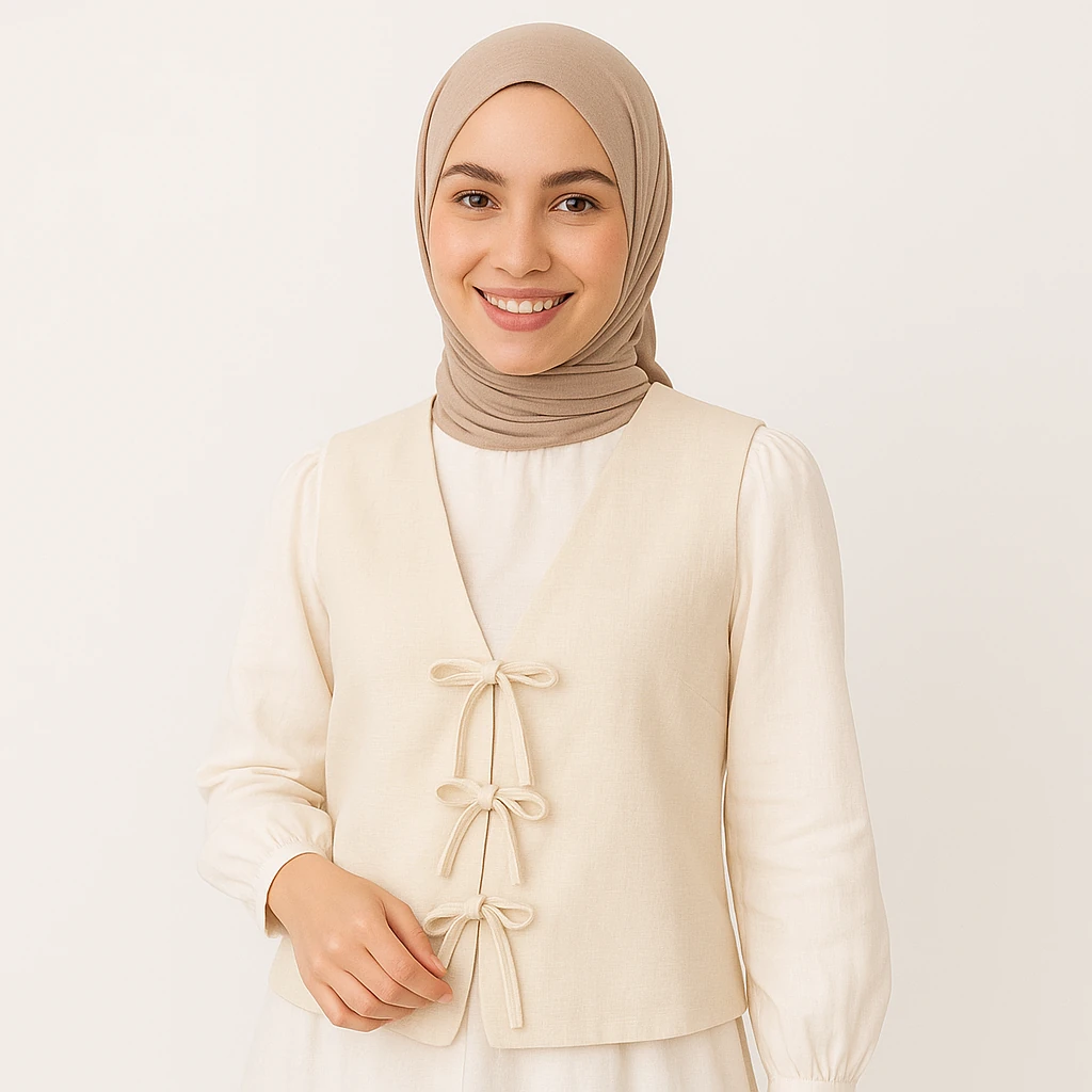 Üç Bağcıklı Kısa Yelek