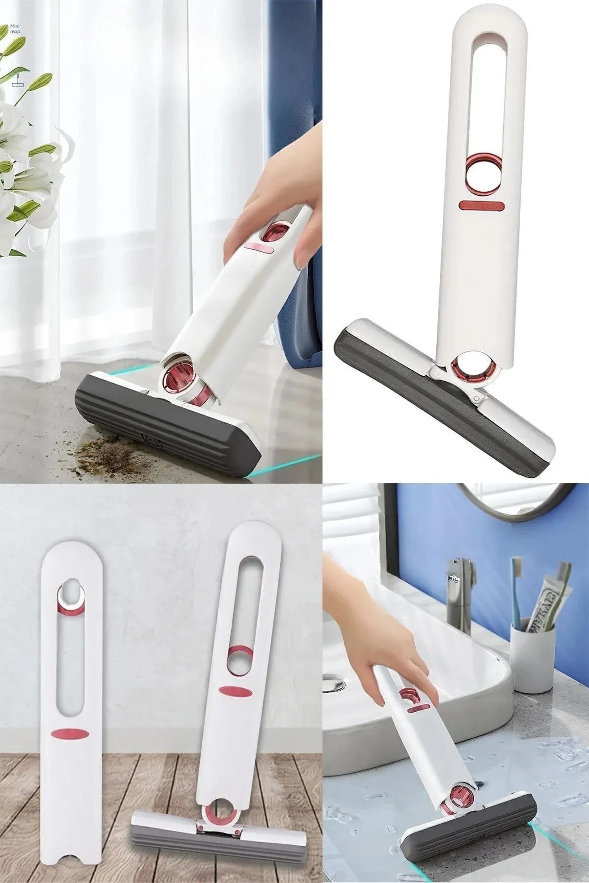 Kendinden Sıkmalı Taşınabilir Çok Amaçlı Mini Mop