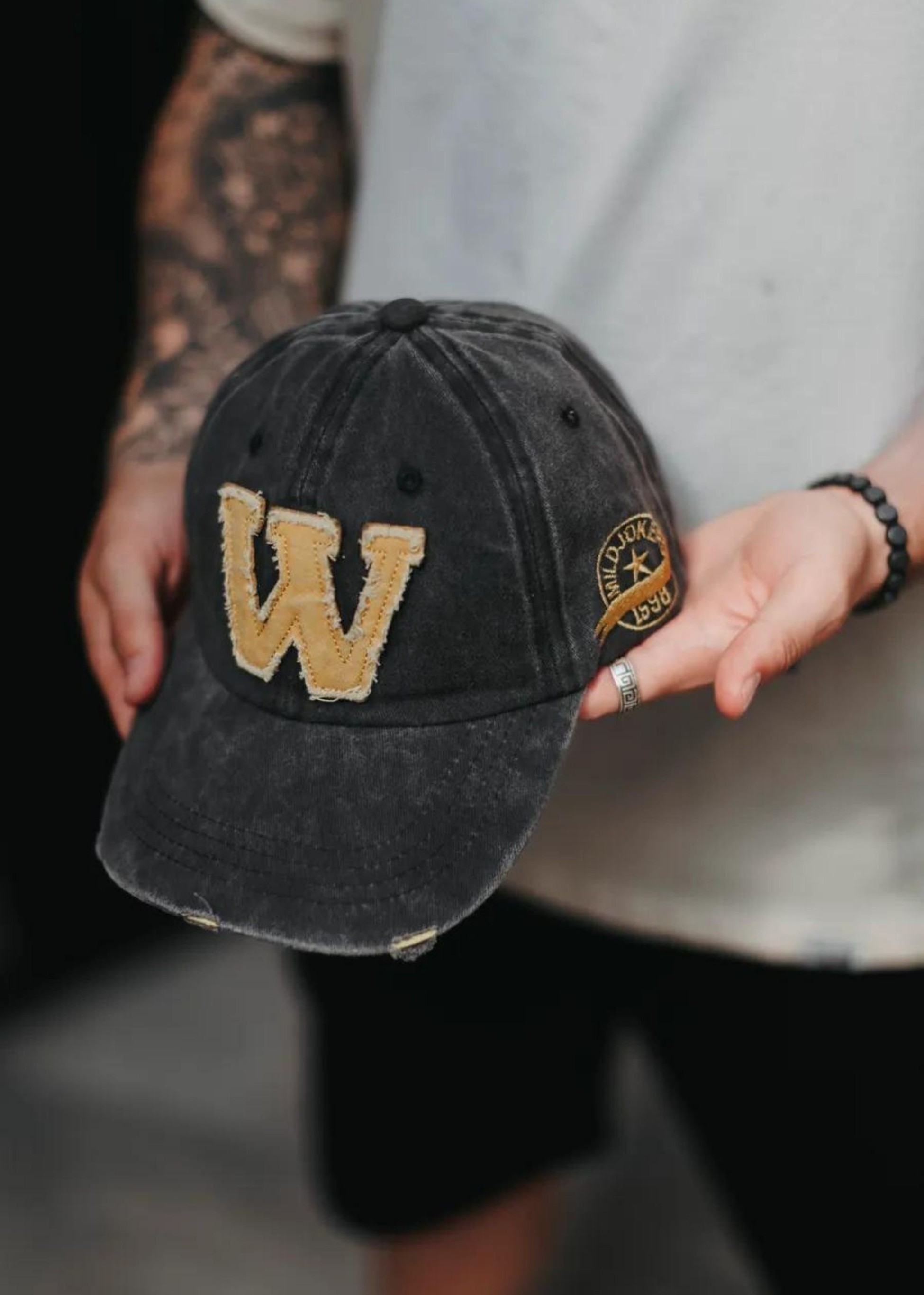 Washed Washington Gray hat,Unisex cotton baseball cap,Letter Baseball Cap for men,Stylish Yellow And Gray Baseball Hat with Embroidered Logo