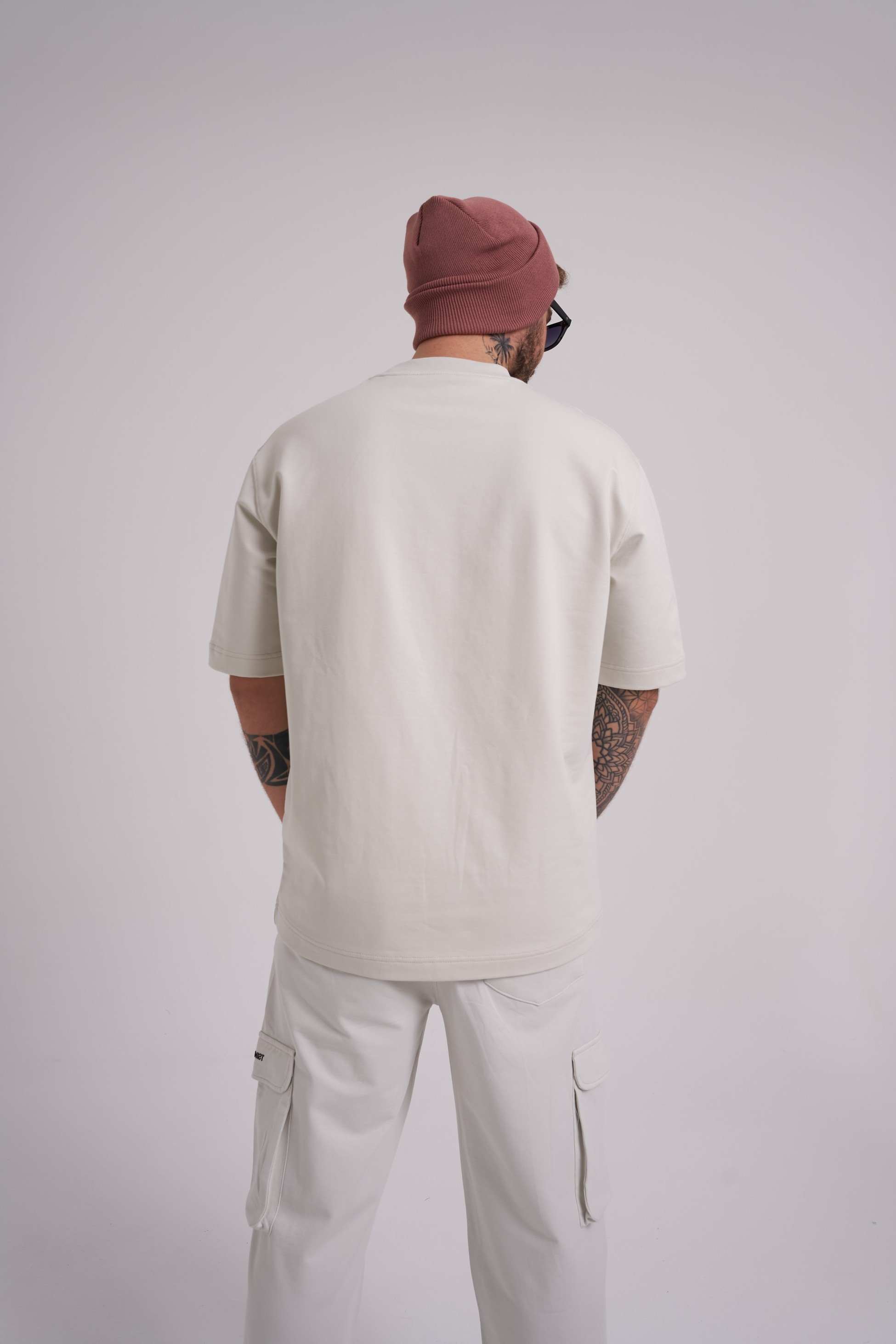 Bali Uzay Grisi Oversize Tshirt