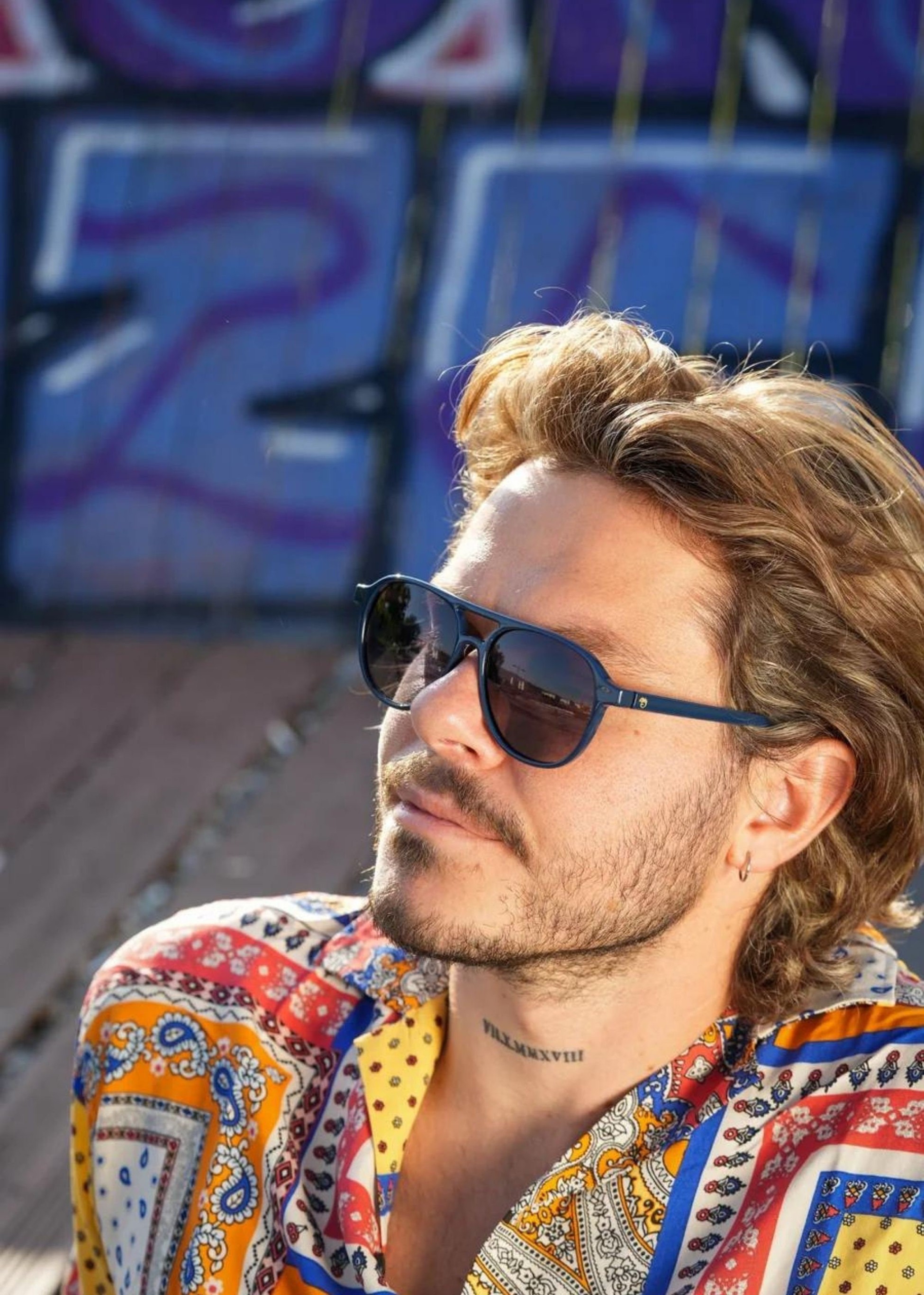 Authentic navy blue oversized sunglasses, Elegant big boy sunglasses, Large framed sunglasses, Men’s blue sunglasses Thesezaraccesories