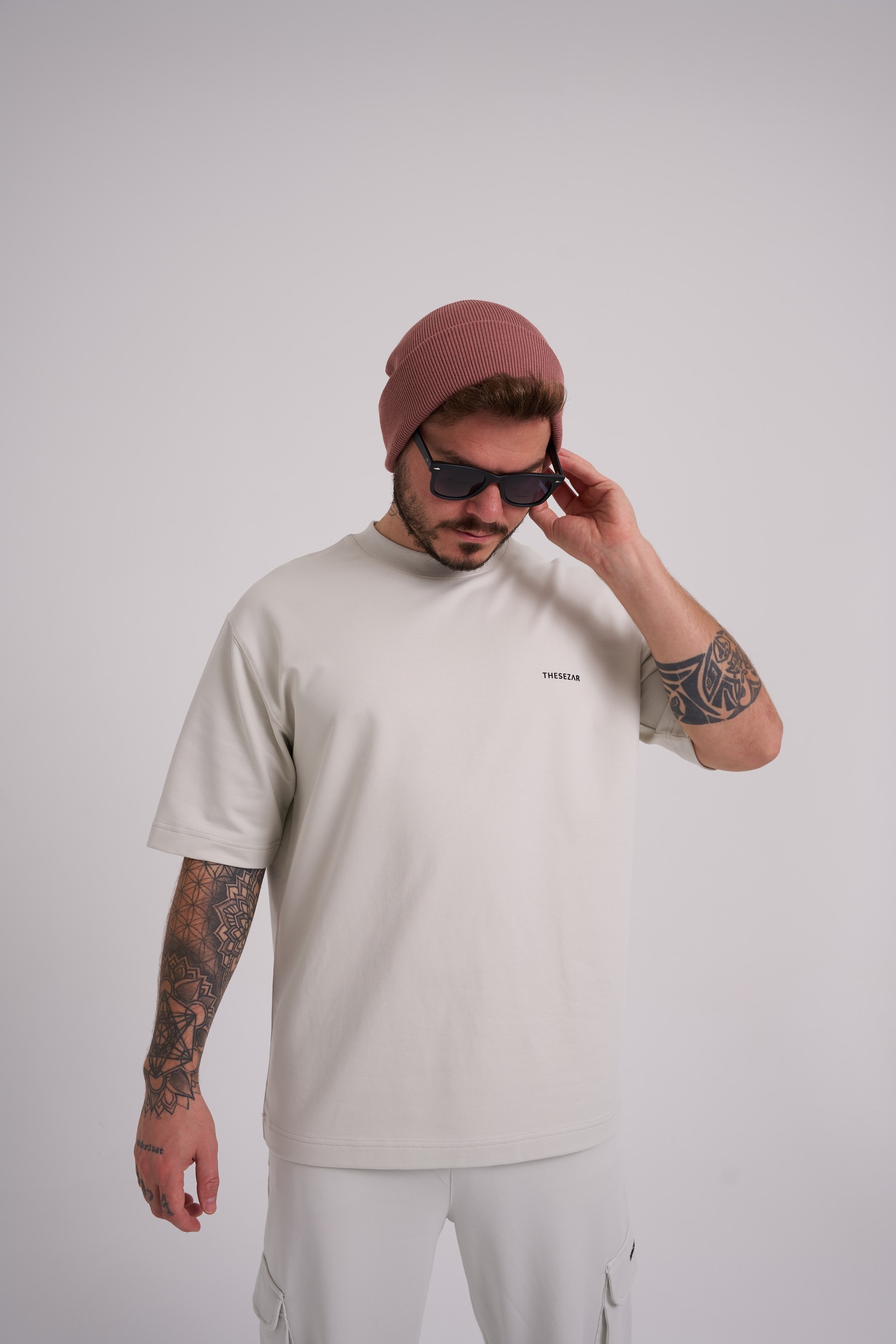 Bali Uzay Grisi Oversize Tshirt