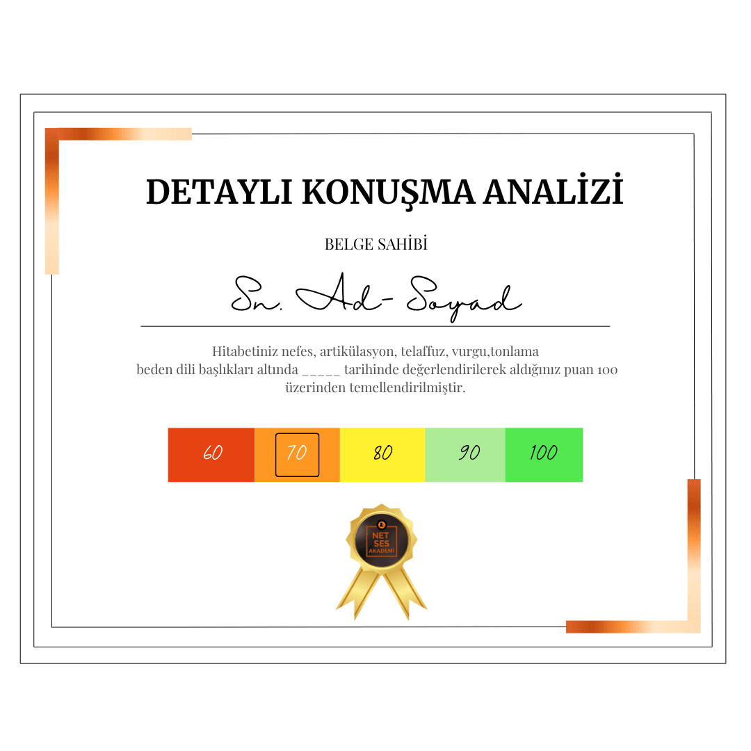 Konuşma Analizi