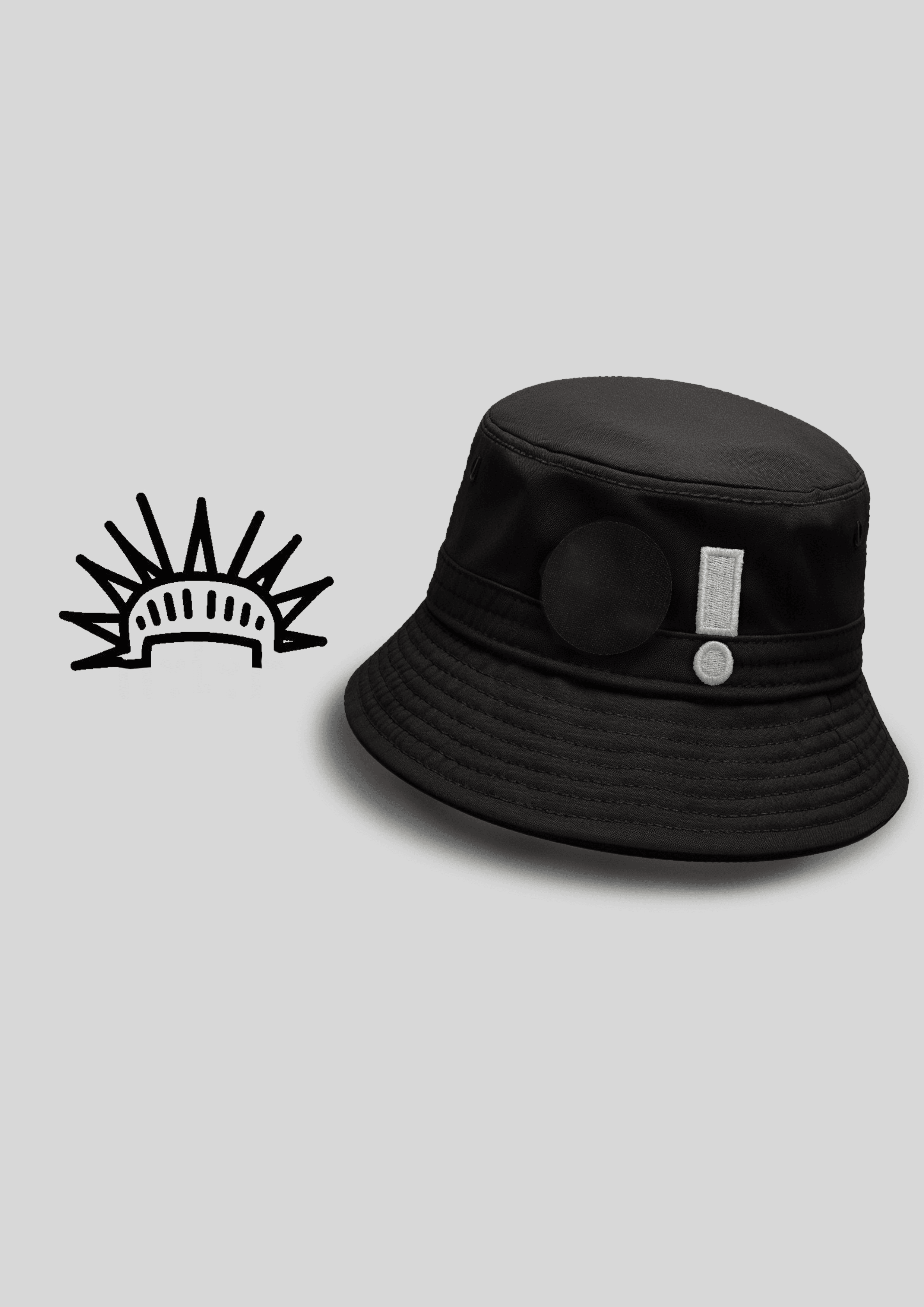 JUNG29 PATCHED BUCKET HAT