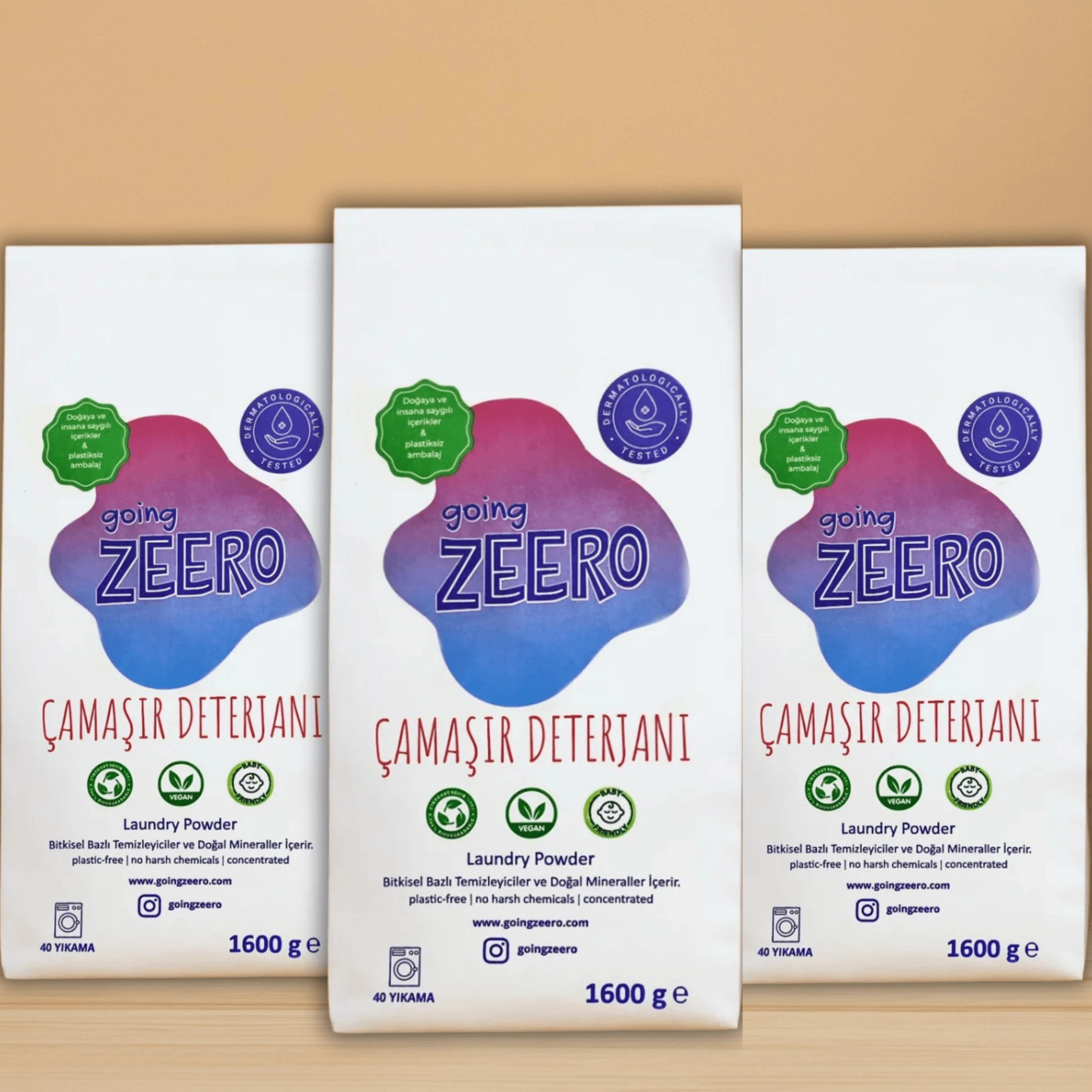 Çamaşır Makinesi Deterjanı - 3'lü Ekonomik Paket - 120 Yıkama 