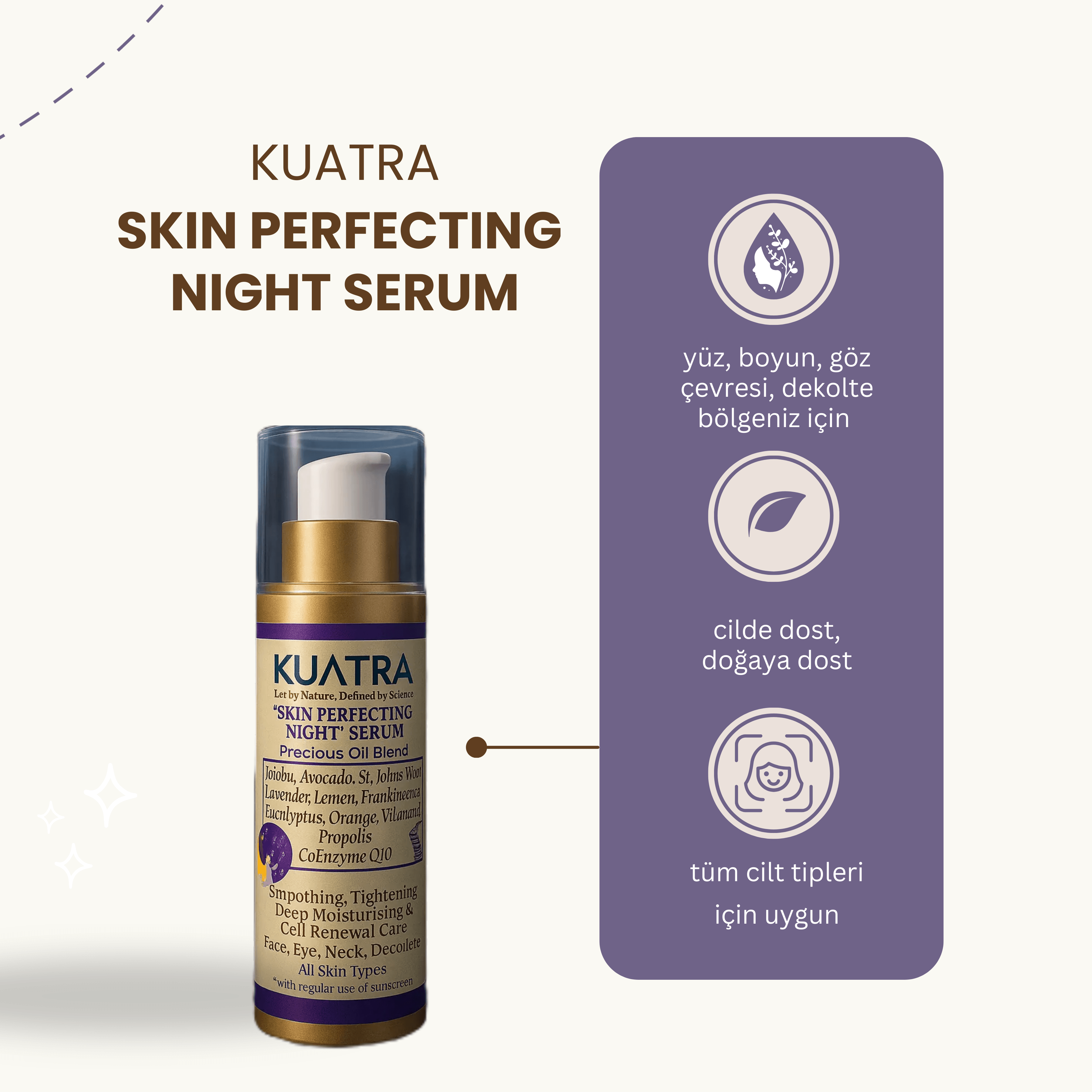 Skin Perfecting Night Serum (cildi onarmaya ve cildi kusursuzlaştırmaya yardımcı gece serumu)