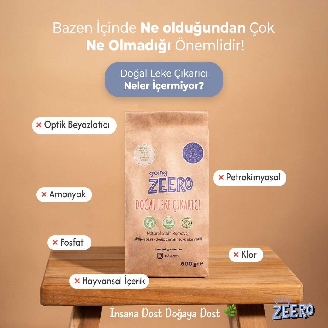 Oksijen Bazlı Doğal Leke Çıkarıcı - Eko Paket