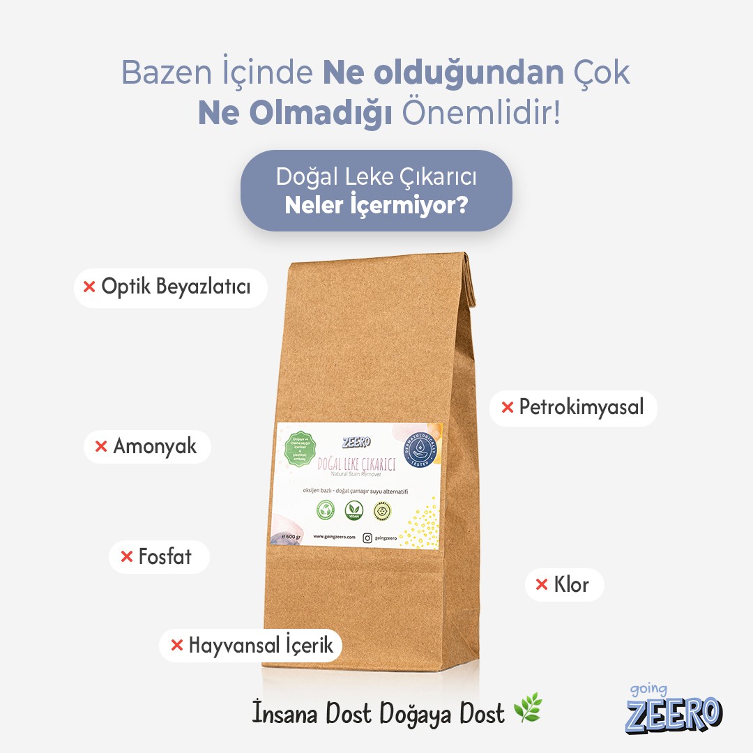 Oksijen Bazlı Doğal Leke Çıkarıcı - Eko Paket