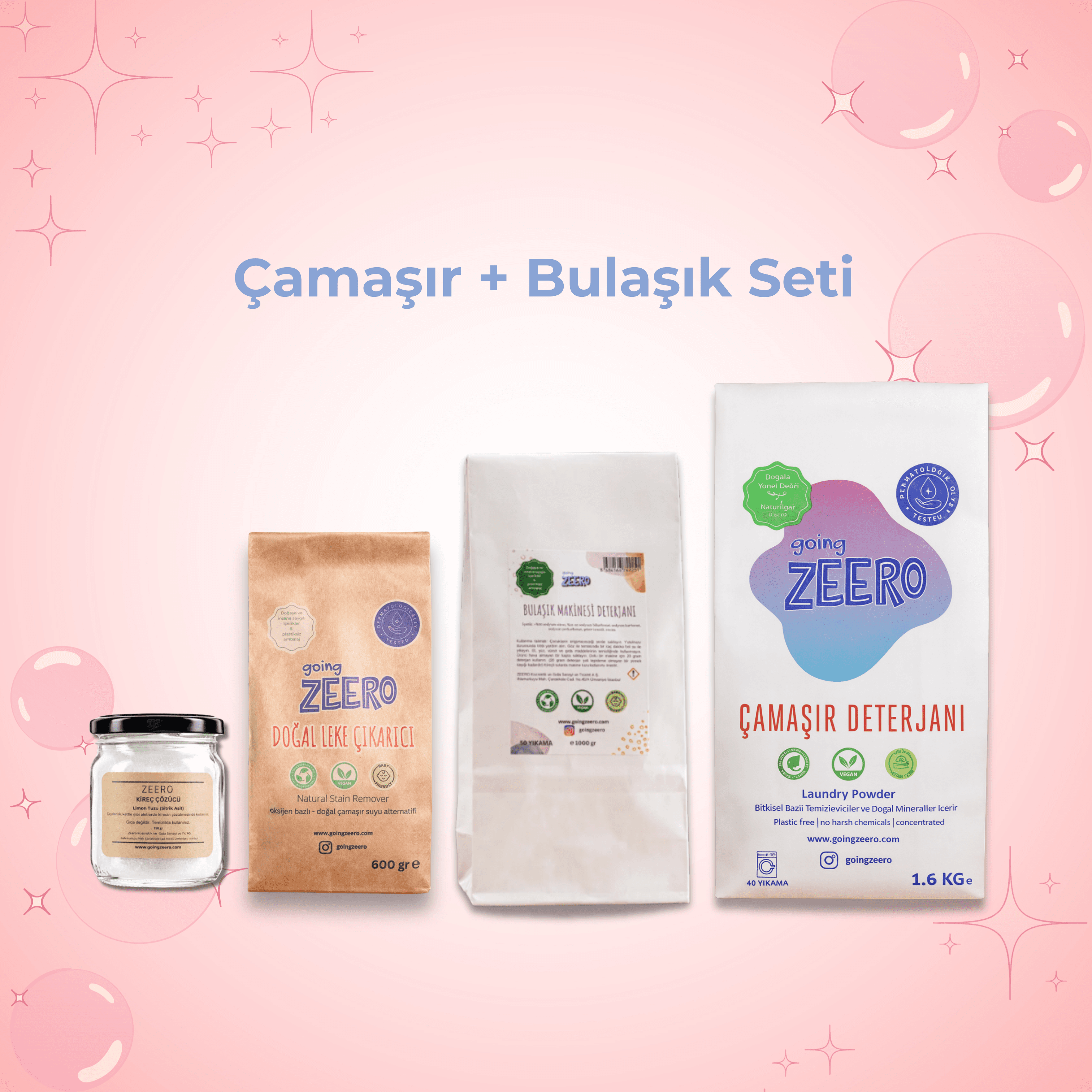 Çamaşır + Bulaşık Yıkama Seti 