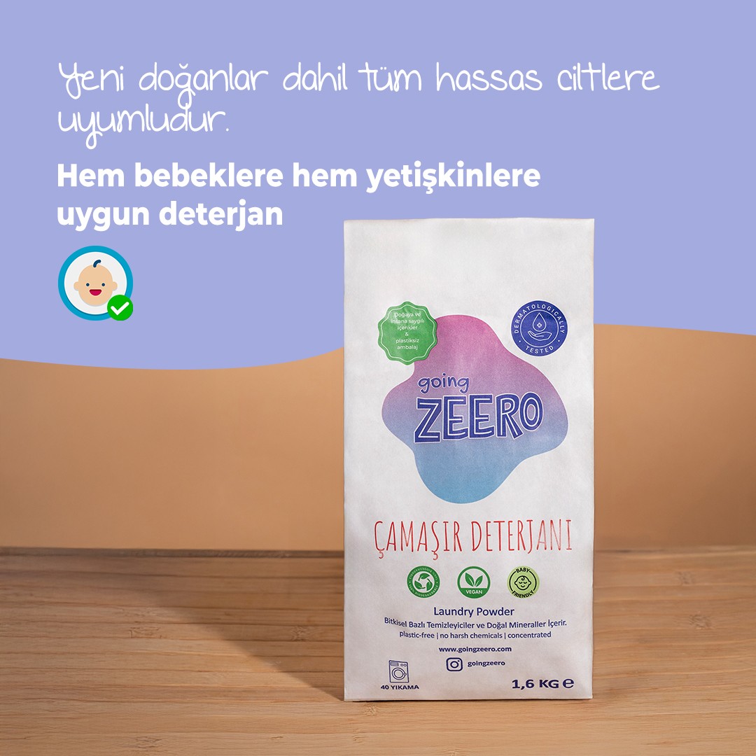 Doğal Konsantre Çamaşır Deterjanı - Bitkisel & Mineral Kaynaklı - 40 Yıkama