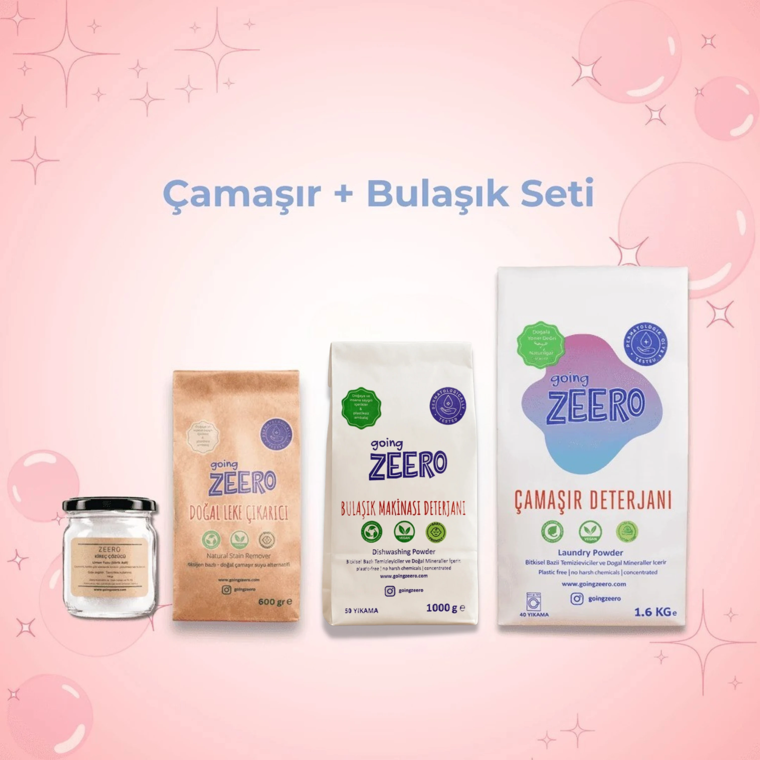 Çamaşır + Bulaşık Yıkama Seti 