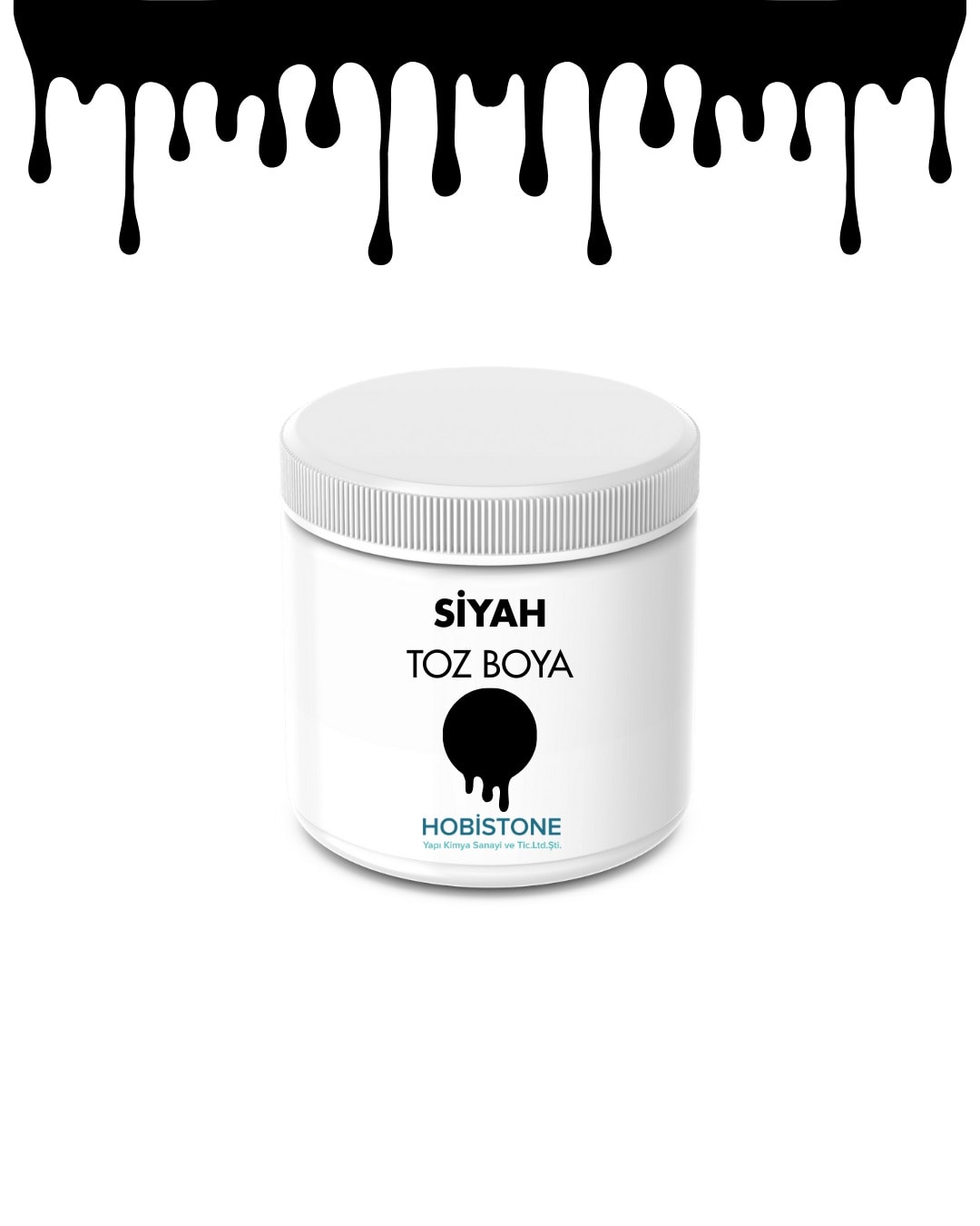 SİYAH TOZ BOYA - TAŞ TOZU BOYASI 100 GR