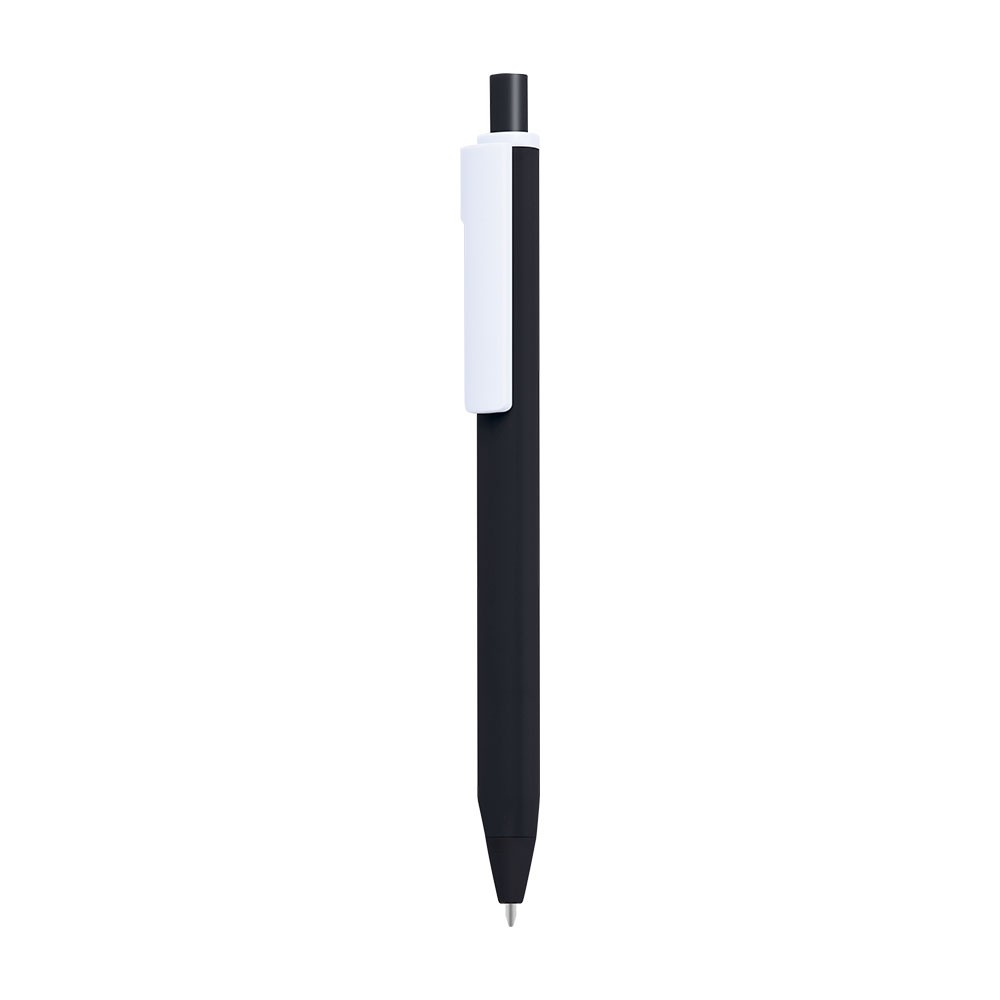 Üsküdar Plastik Tükenmez Kalem Özel Logo Baskılı - Siyah 500 Adet Tek Renk