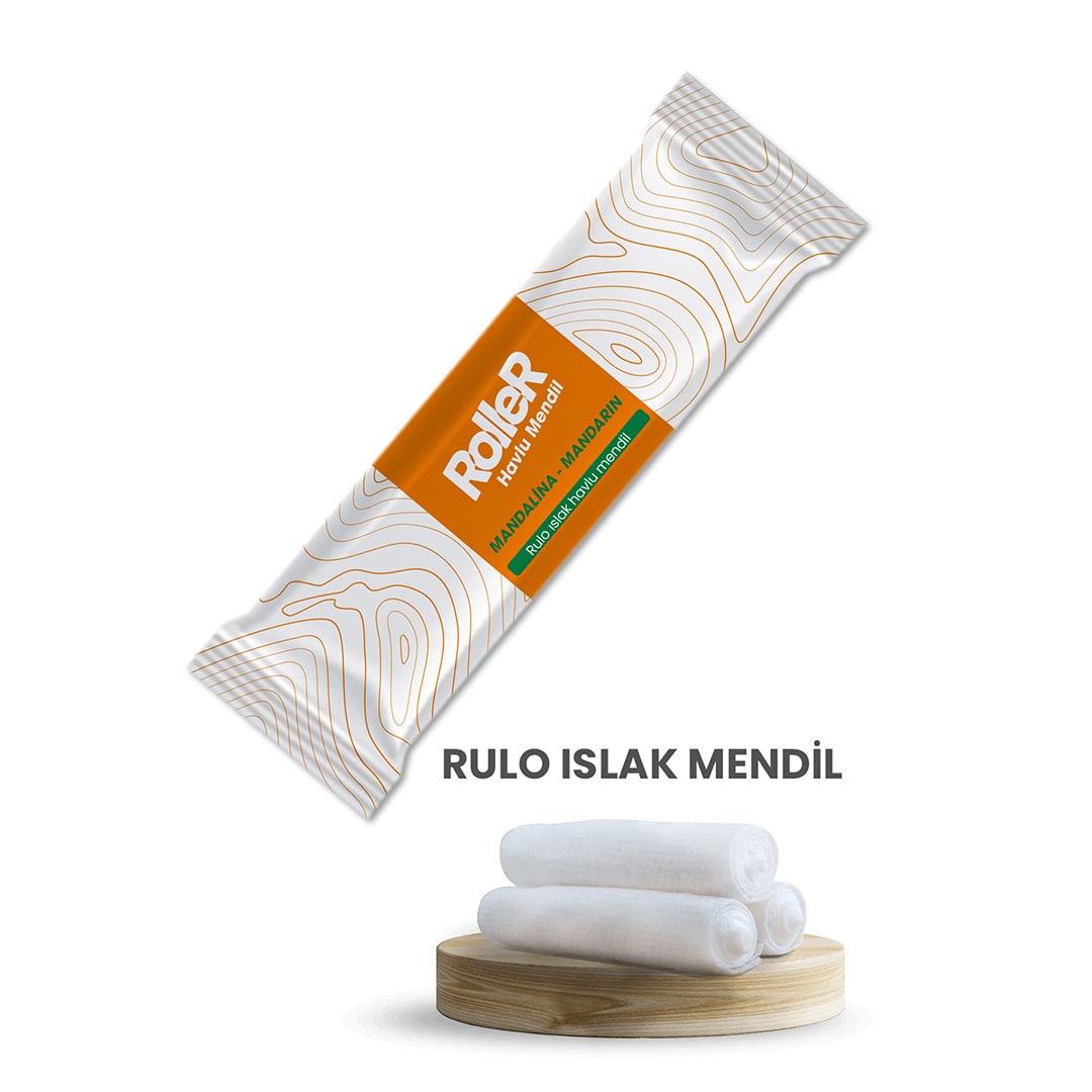 Standart Rulo Islak Mendil - 100 Adet Mandalina Koku