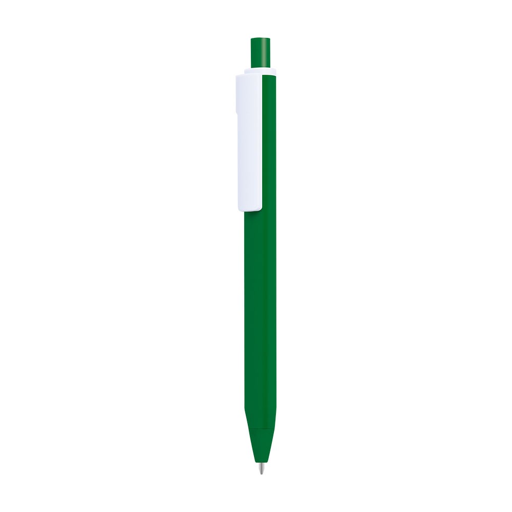 Üsküdar Plastik Tükenmez Kalem Özel Logo Baskılı - Yeşil 500 Adet Tek Renk
