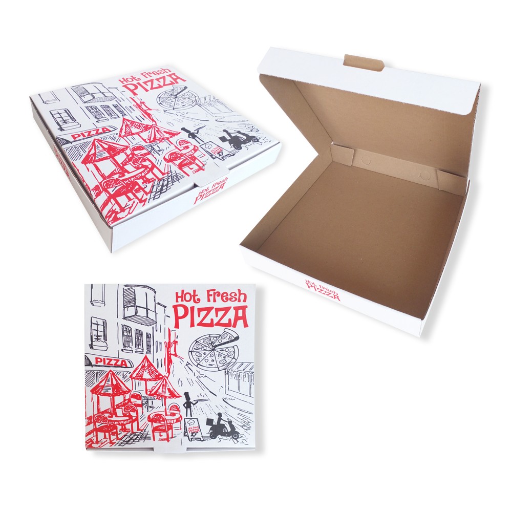 Toptan pizza kutusu, baskılı uygun pizza kutusu ve en ucuz pizza kutusu