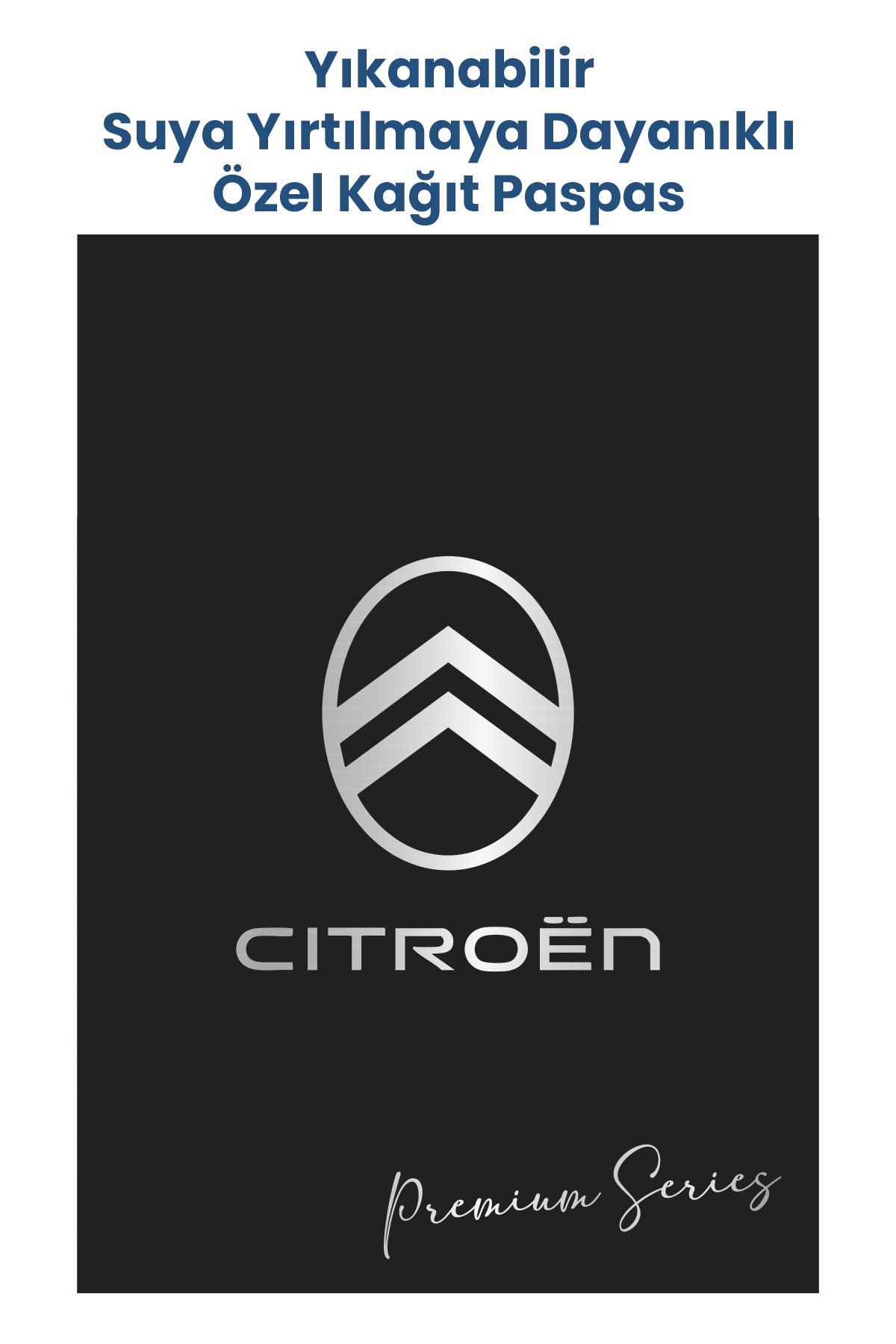 Özel Yıkanabilir Kağıt Paspas 250 Adet 35x50cm - Citroen Desenli