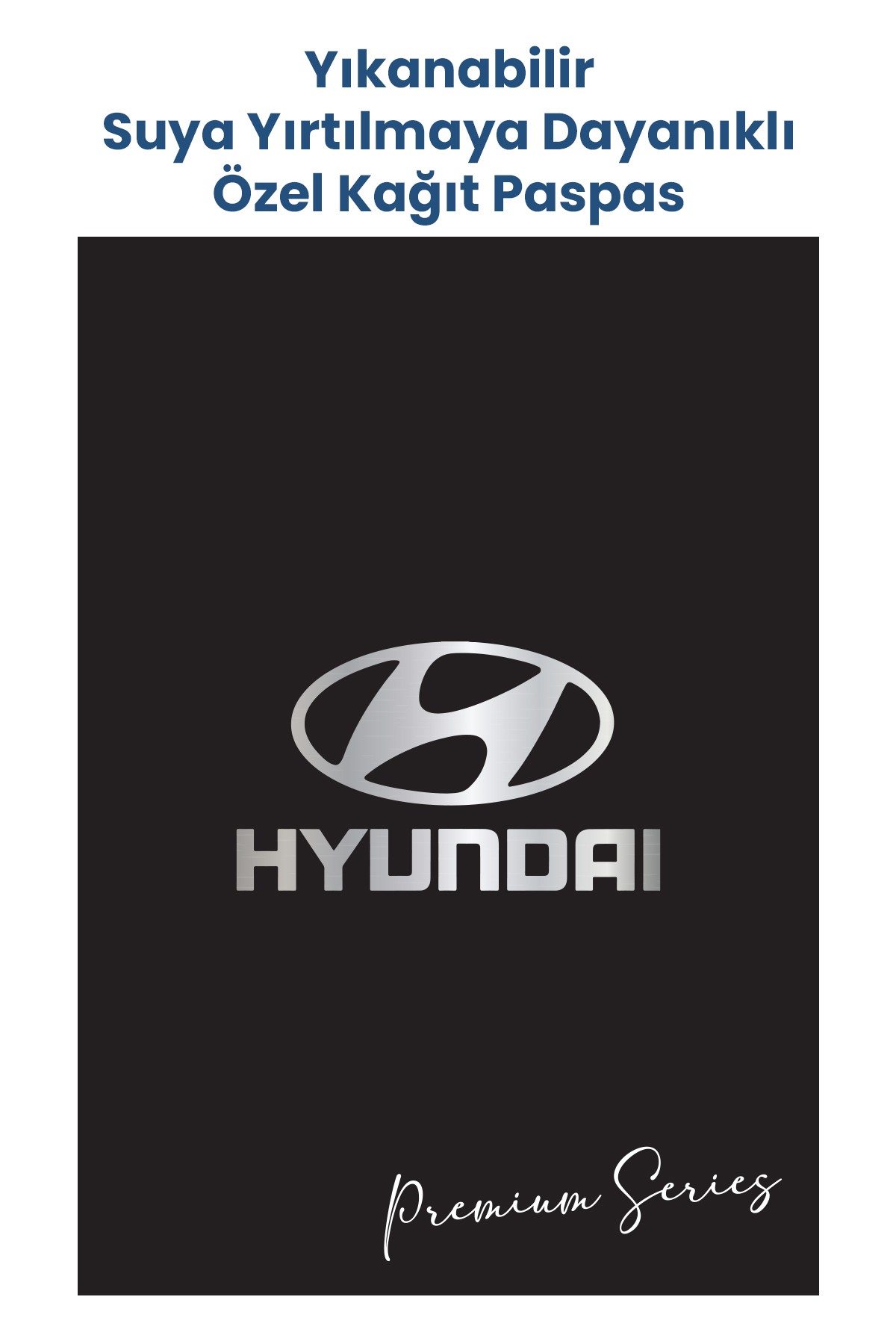 Özel Yıkanabilir Kağıt Paspas 500 Adet 35x50cm - Hyundai Logolu