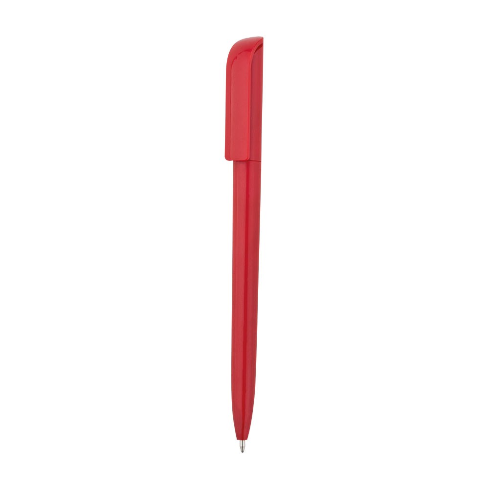Nişantaşı Plastik Tükenmez Kalem Özel Logo Baskılı - Kırmızı 500 Adet Tek Renk