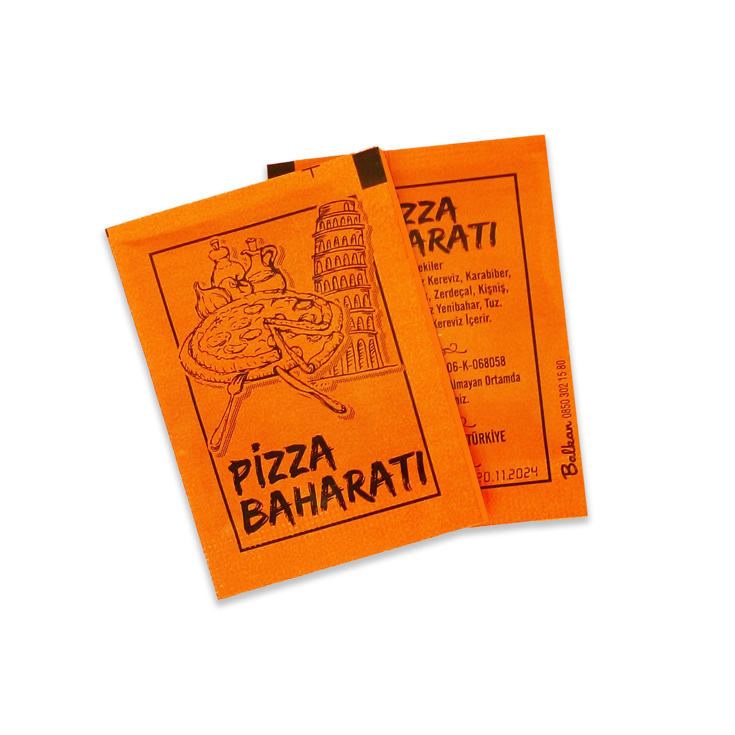 Tek Kullanımlık Pizza Baharatı 1g - 250 Adet