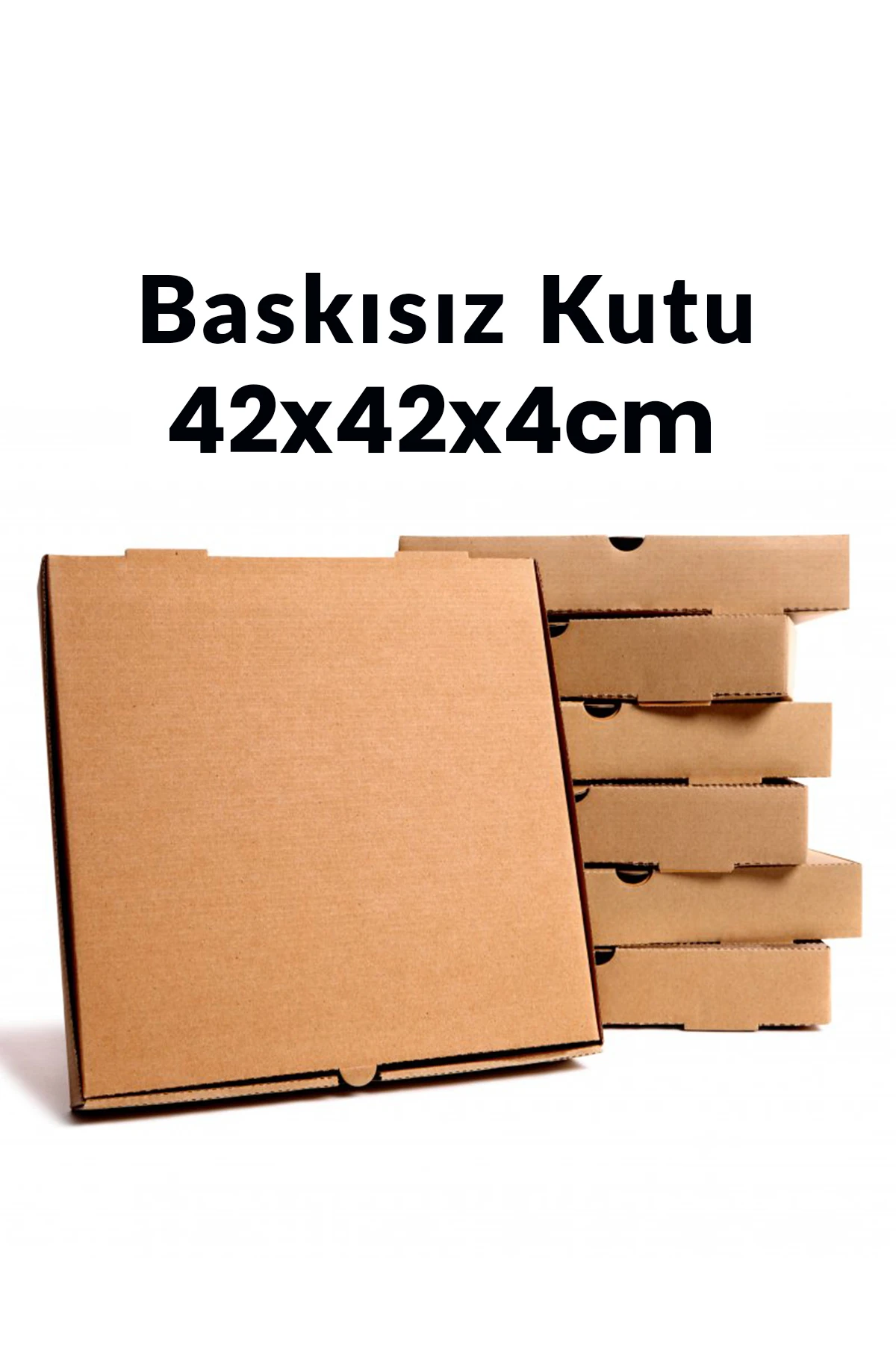 Baskısız Pizza Kutusu - 42cm Pizza Kutusu 50 Adet