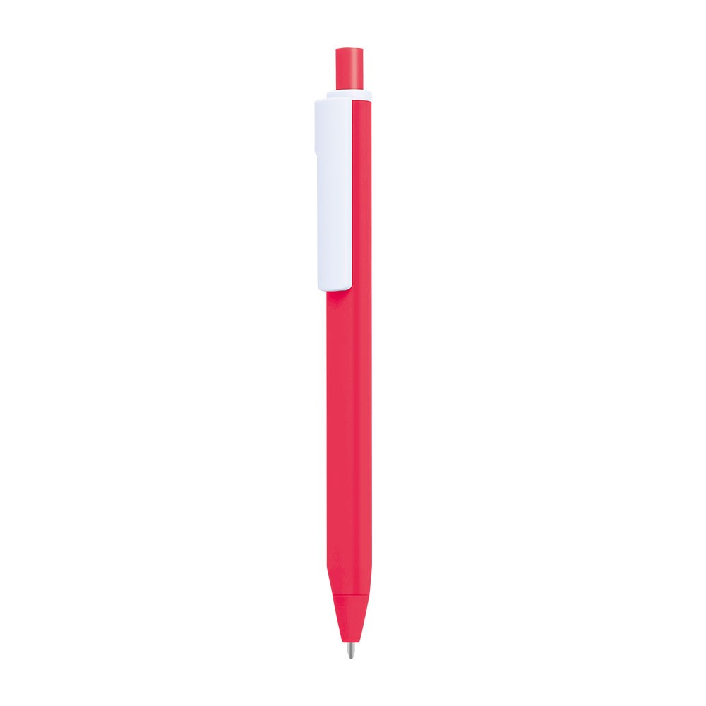 Üsküdar Plastik Tükenmez Kalem Özel Logo Baskılı - Pembe 500 Adet Tek Renk