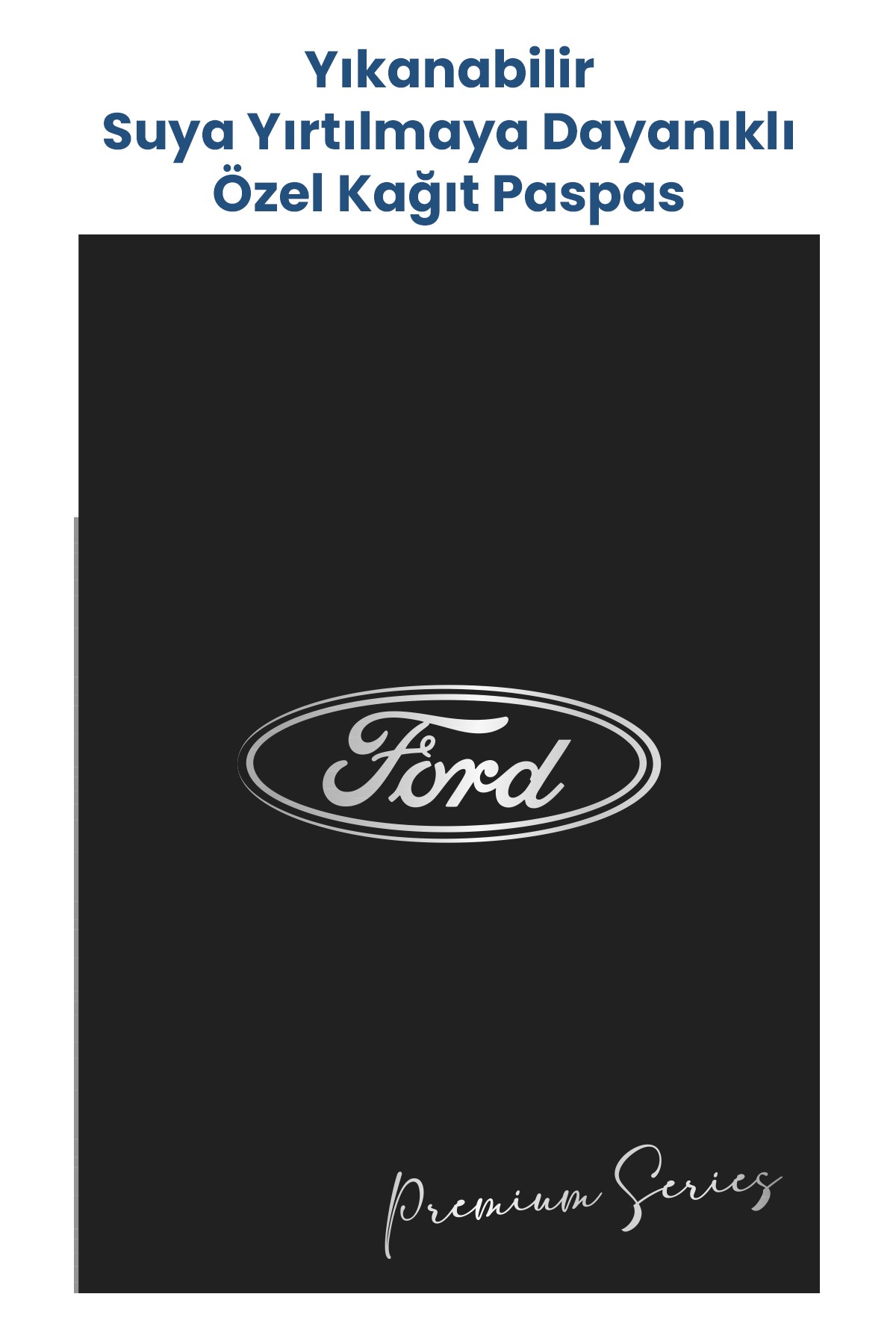 Özel Yıkanabilir Kağıt Paspas 250 Adet 35x50cm - Ford Desenli