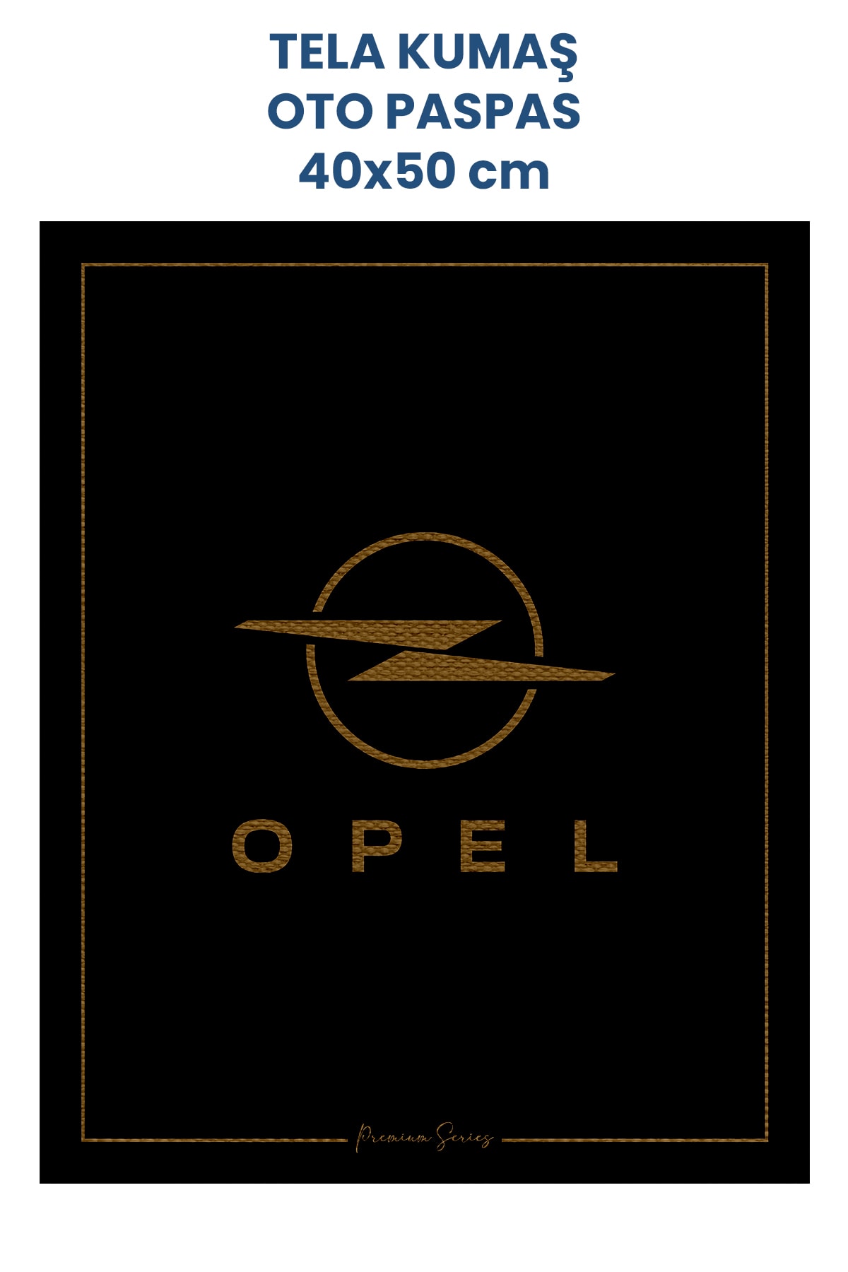 Tela Kumaş Oto Paspas 40x50cm 100 Adet - Opel Logolu