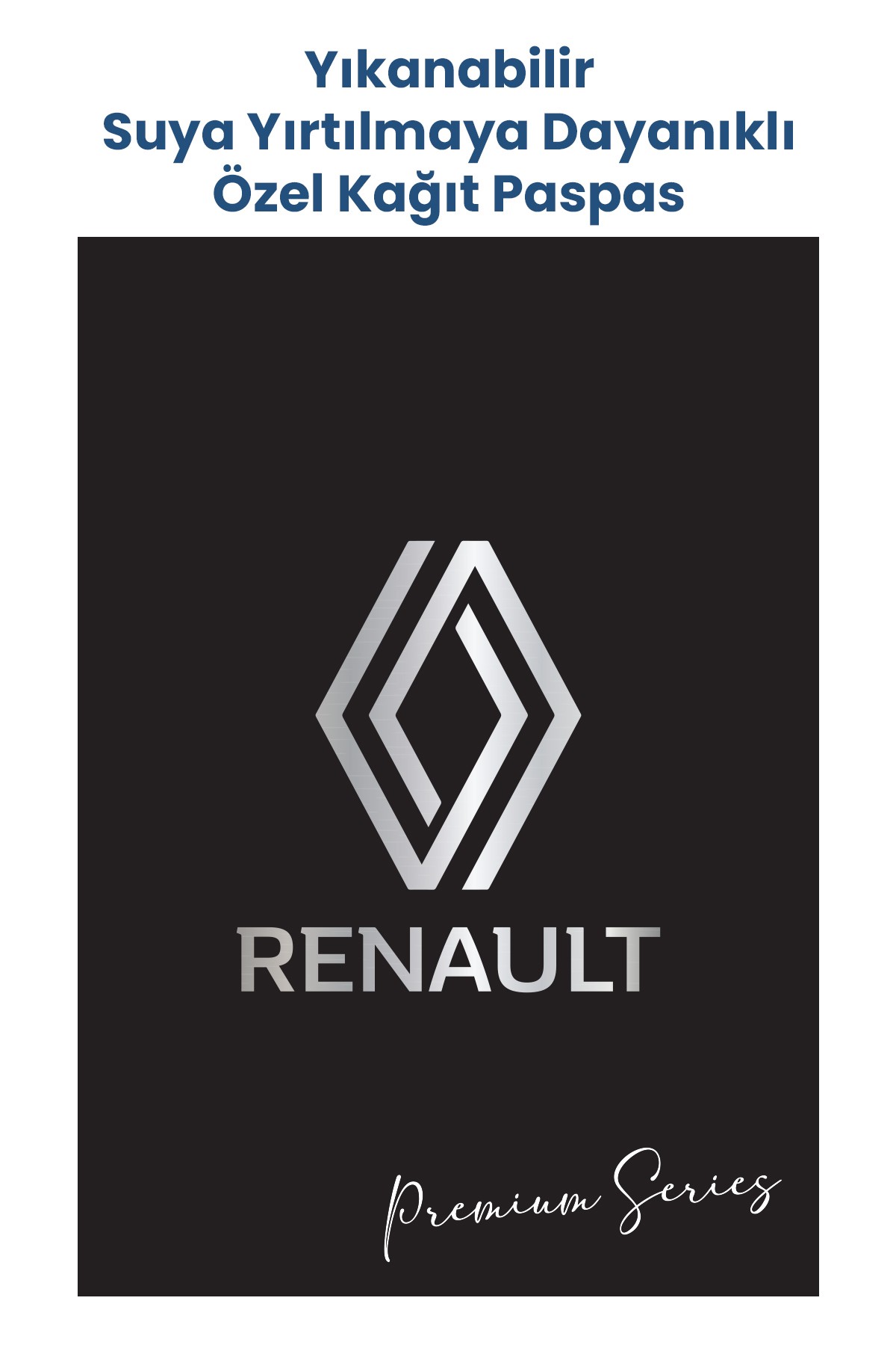 Özel Yıkanabilir Kağıt Paspas 500 Adet 35x50cm - Renault Logolu
