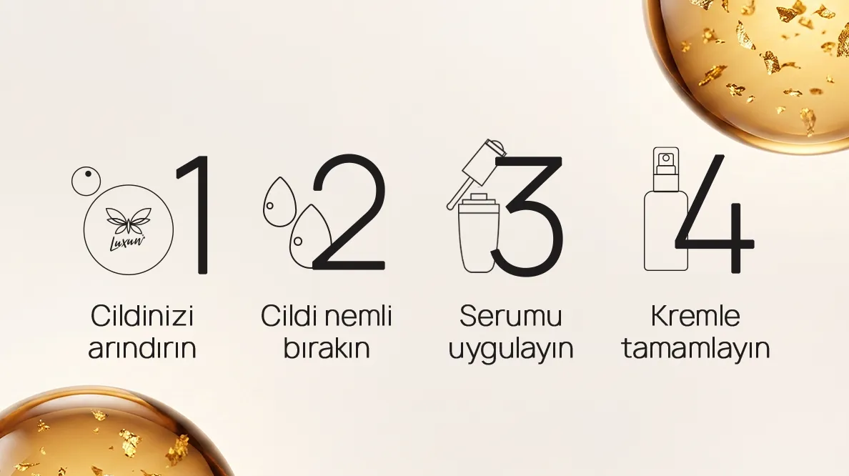 serum uygulama sırası - luxun