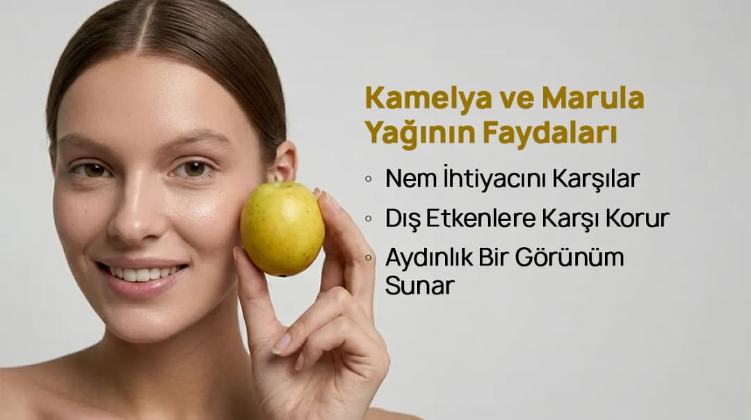 kamelya yağı ve marula yağı - luxun