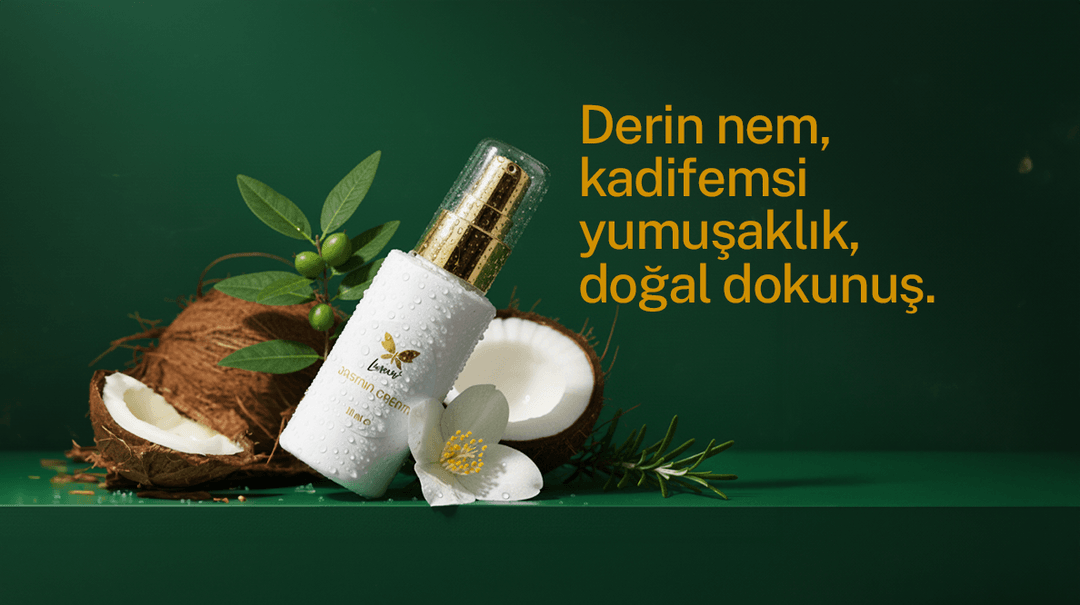 Derin nem, kadifemsi yumuşaklık doğal dokunuş.