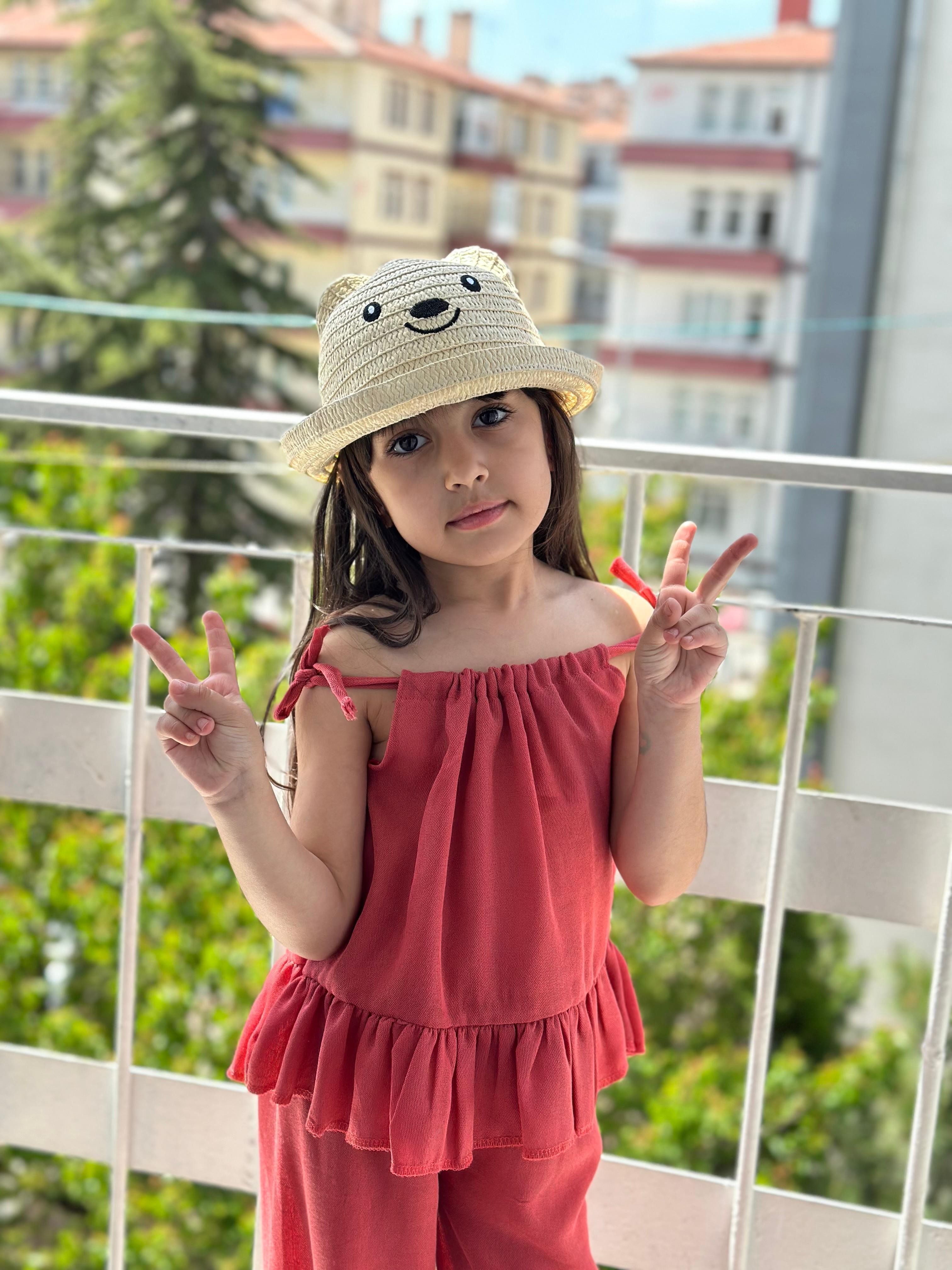 kız çocuk pamuk keten mira takım