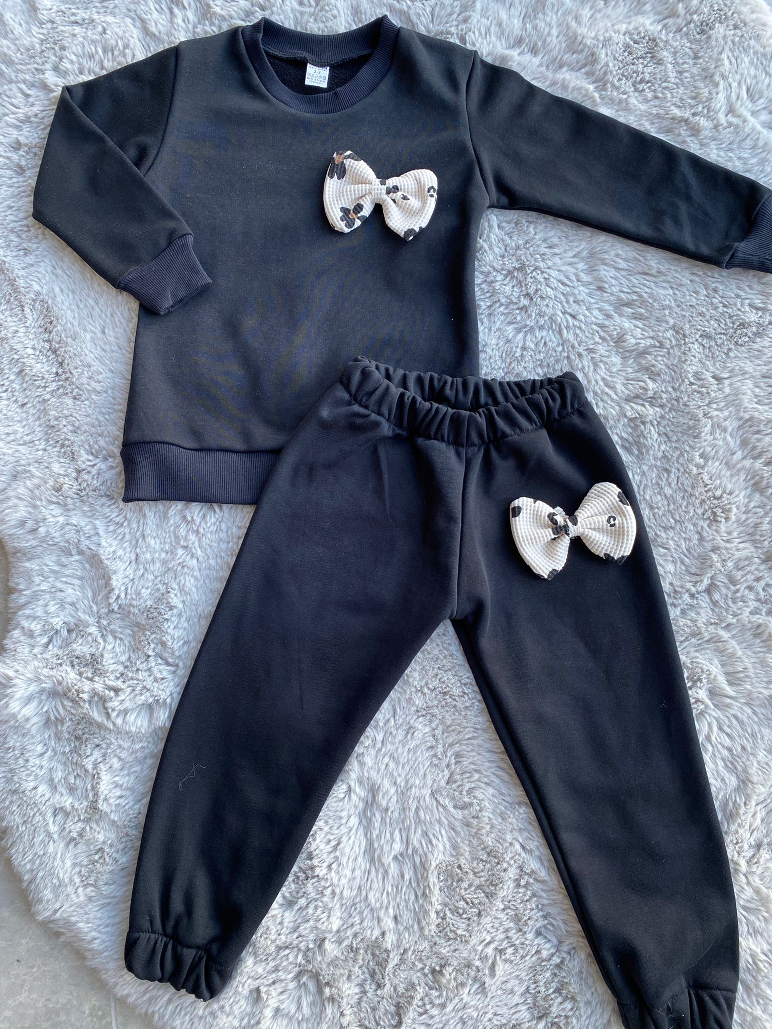 Fiyonk Detay Kız Çoçuk Buse İkili Takım 