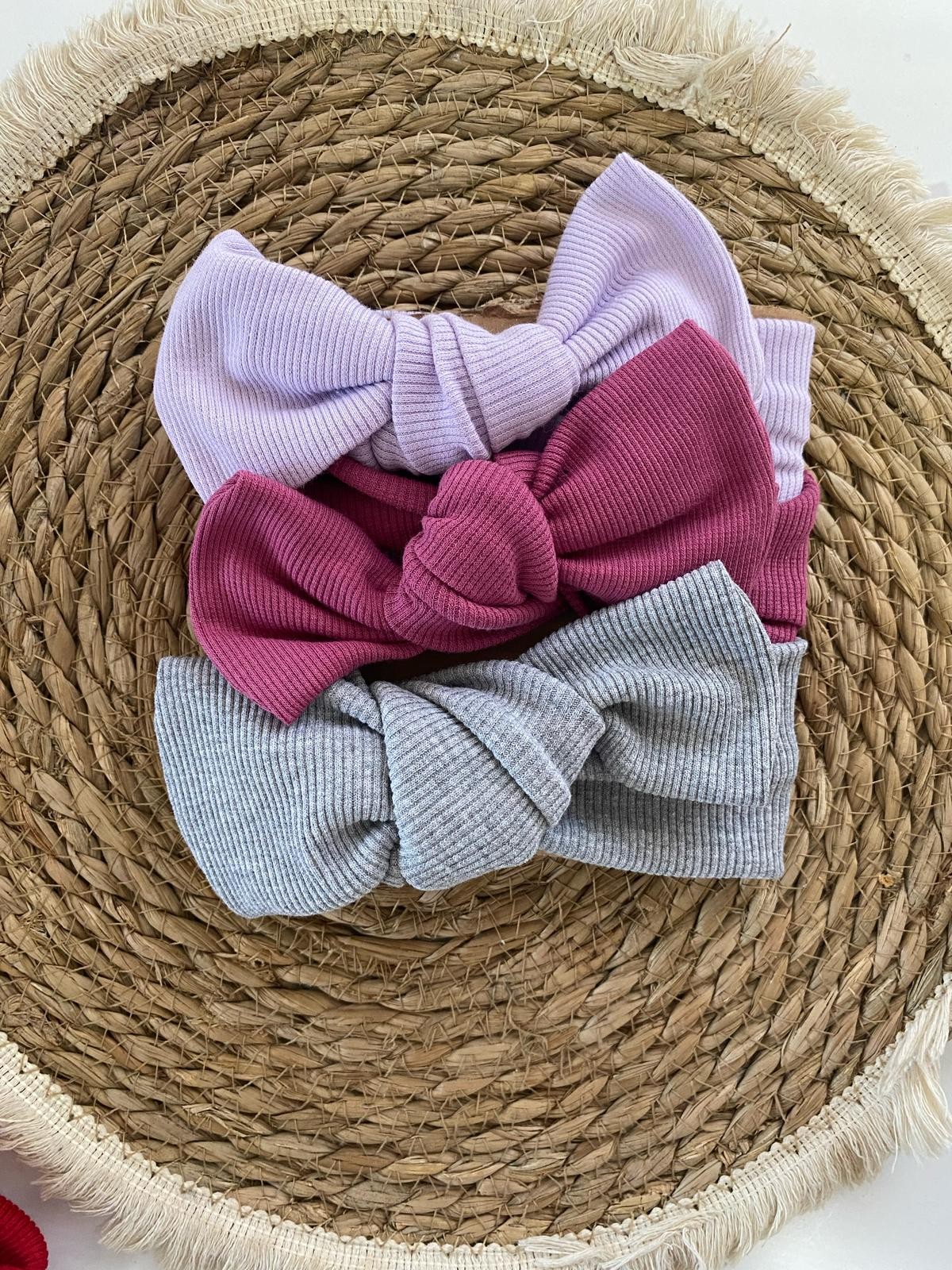 3 lü Kız Çocuk Bandana set 1-5 Yaş.