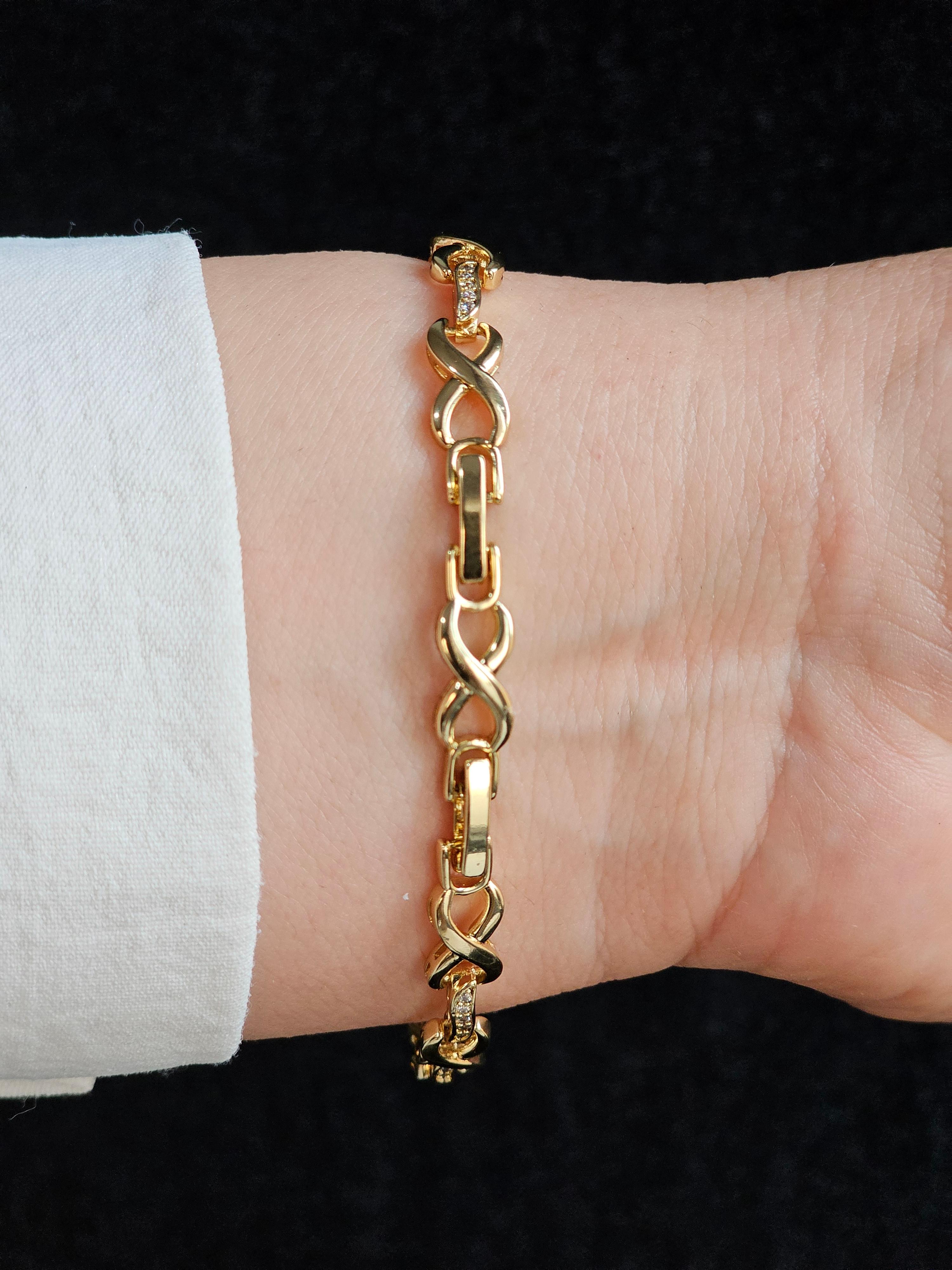 14k SONSUZLUK MODEL XUPING BİLEKLİK   XP 040 