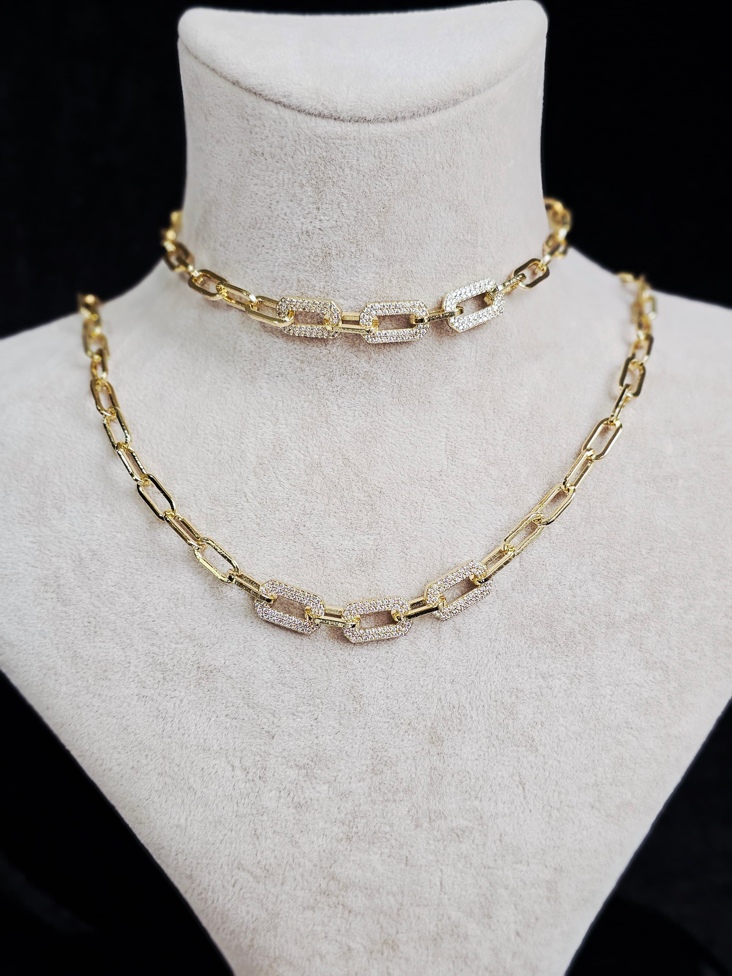 14K XUPING KOLYE & BİLEKLİK SET01
