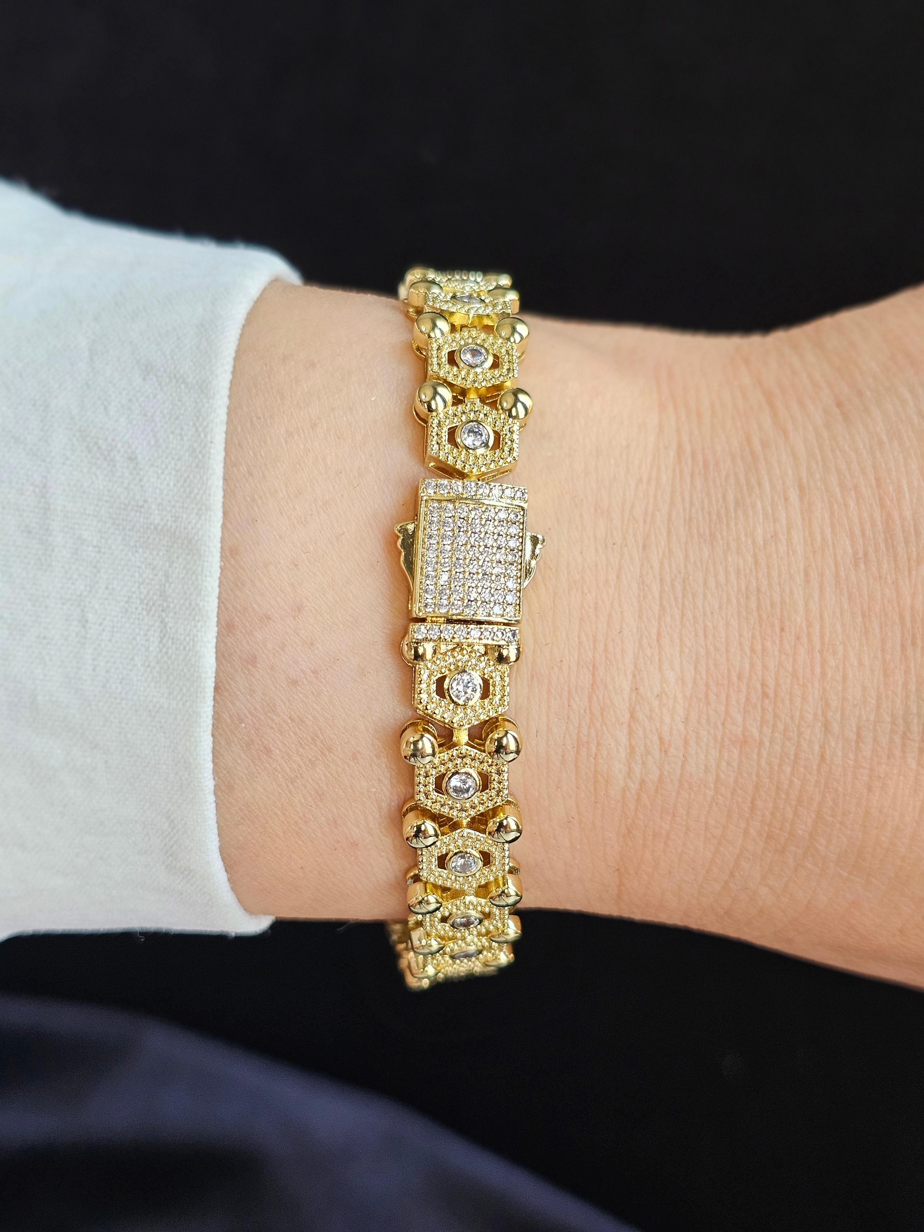 14k GURMET XUPING BİLEKLİK ( XP 006 )