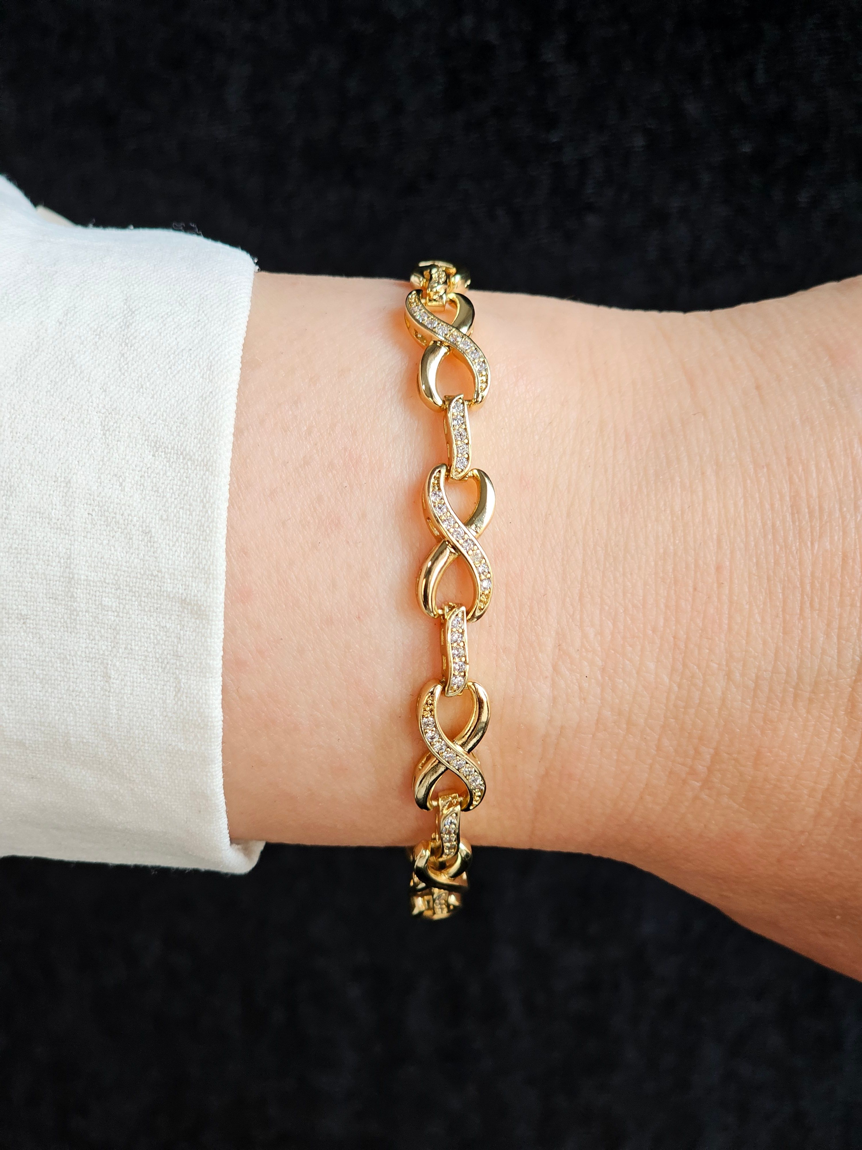 14k SONSUZLUK MODEL XUPING BİLEKLİK   XP 040 