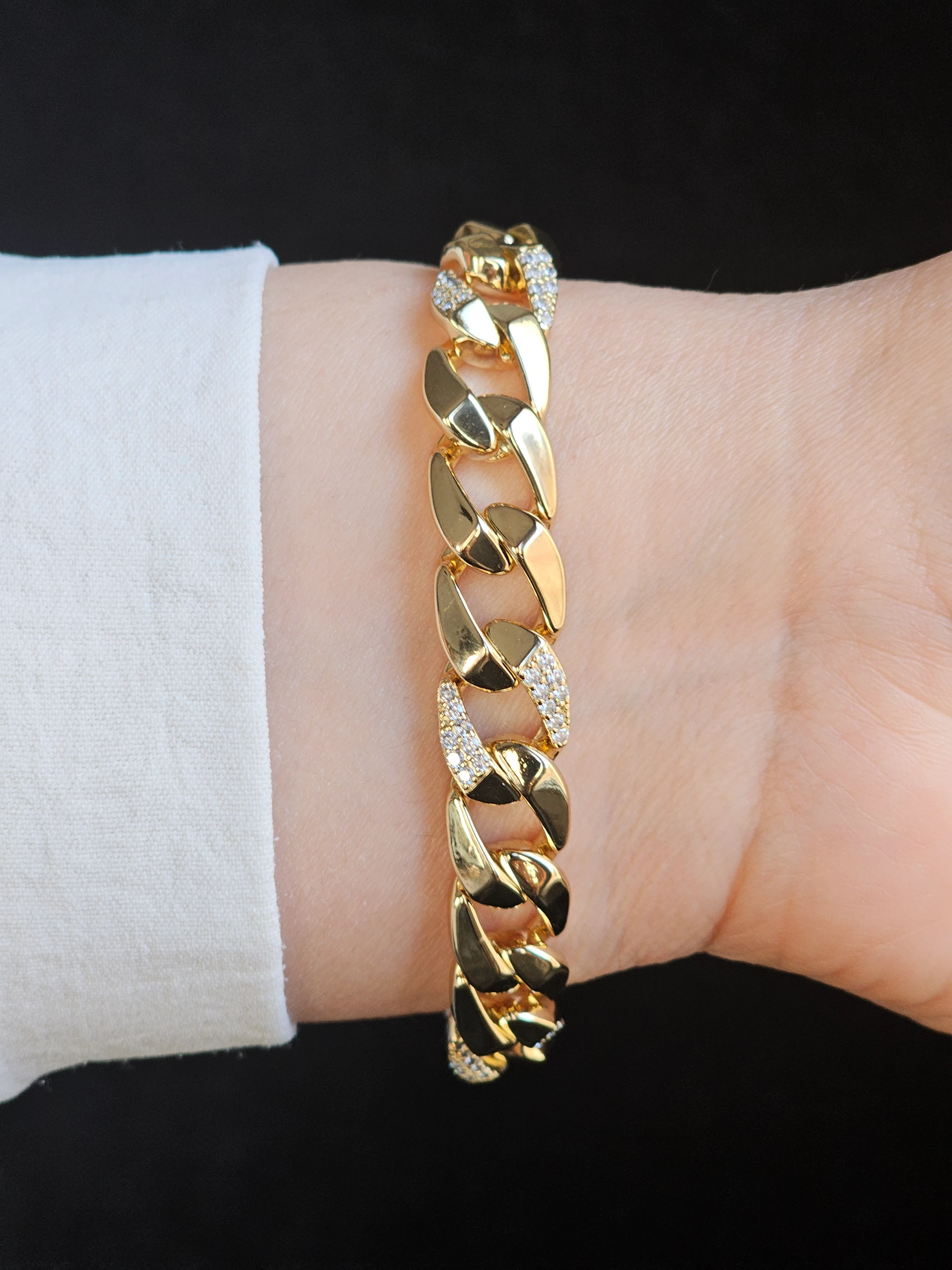 14K Xuping Gurmet Bileklik - Zirkon Taşlı - XP081