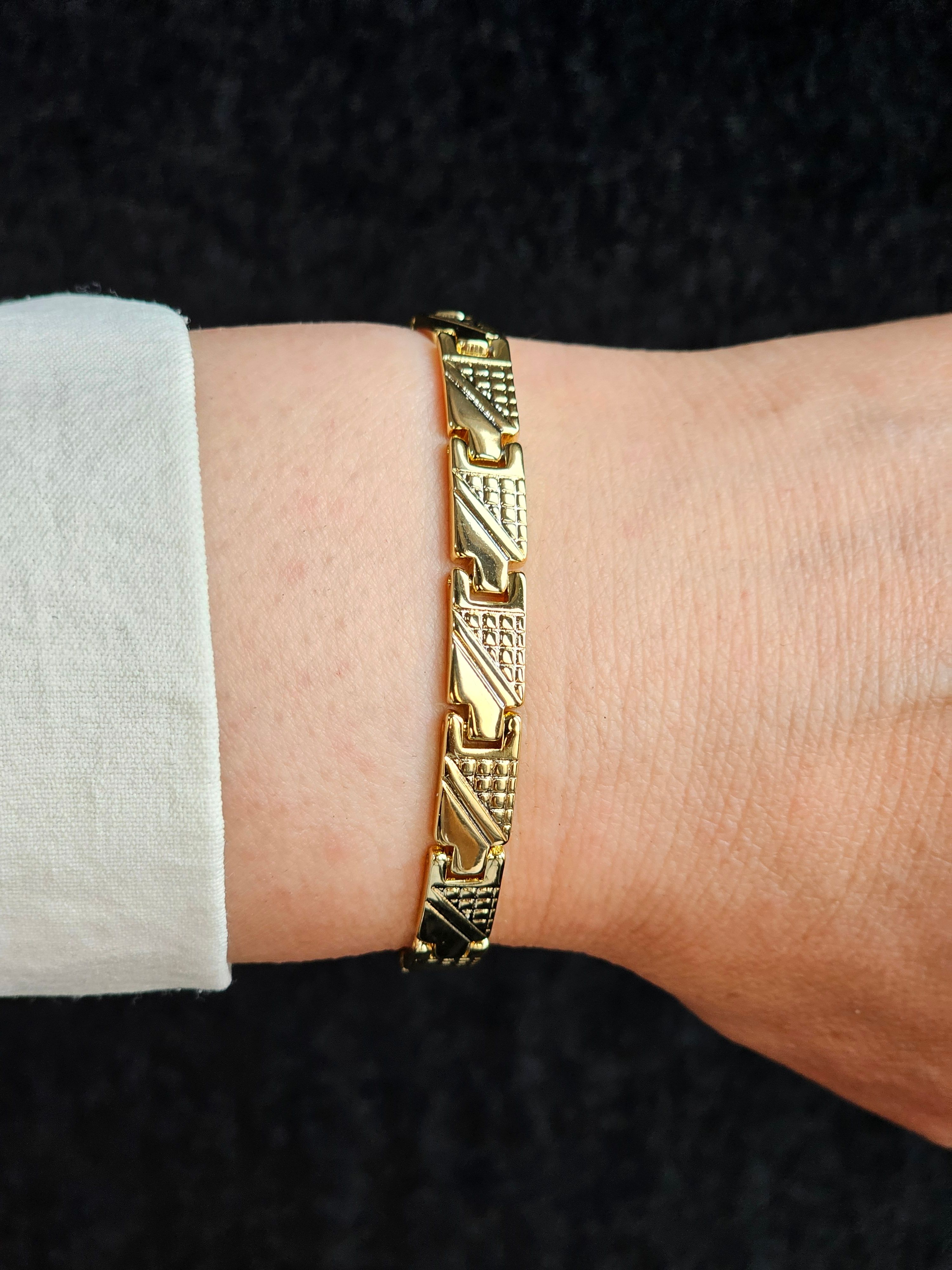 14k DESENLİ ZİNCİR XUPING BİLEKLİK   XP 019 