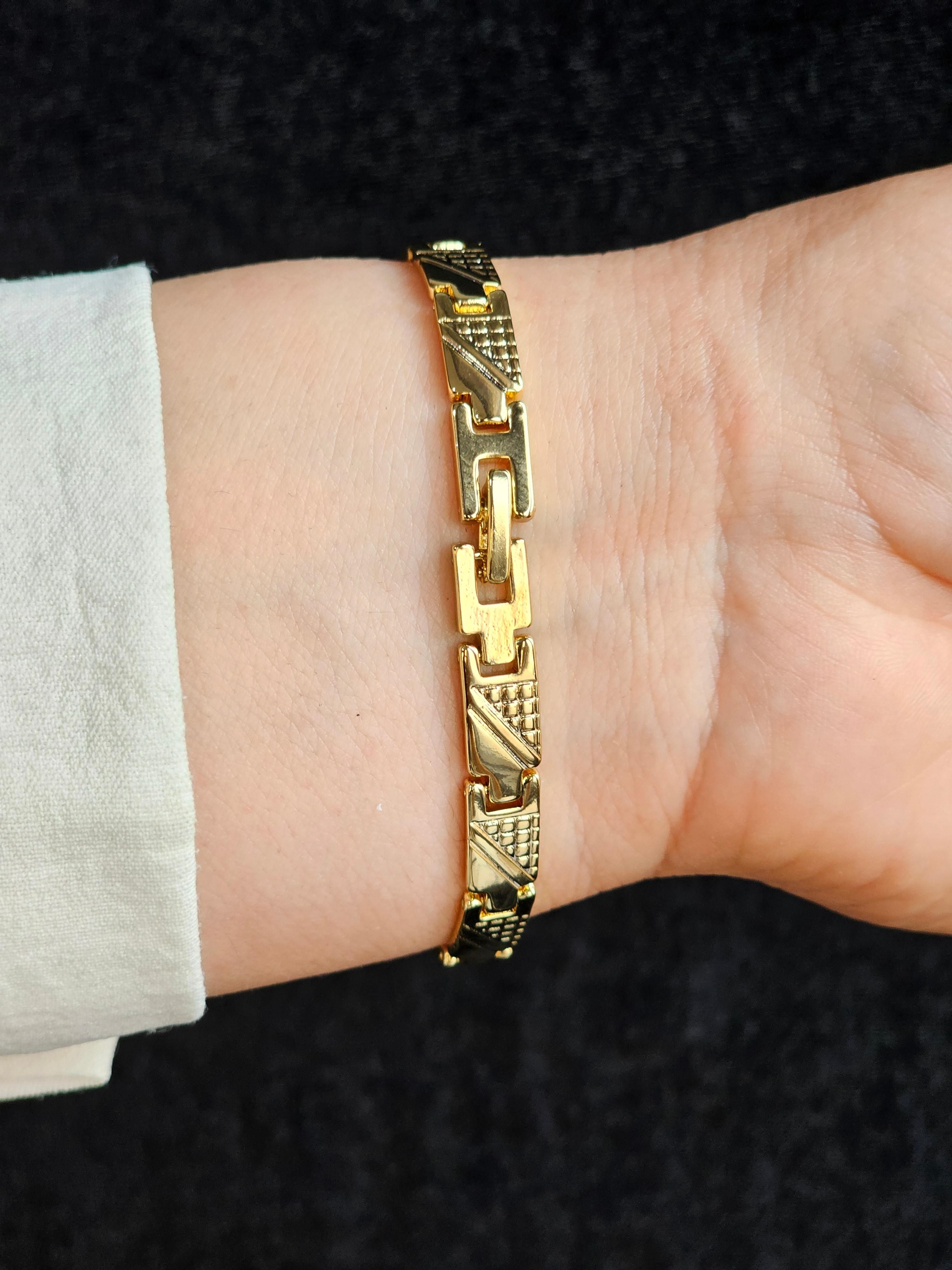 14k DESENLİ ZİNCİR XUPING BİLEKLİK   XP 019 