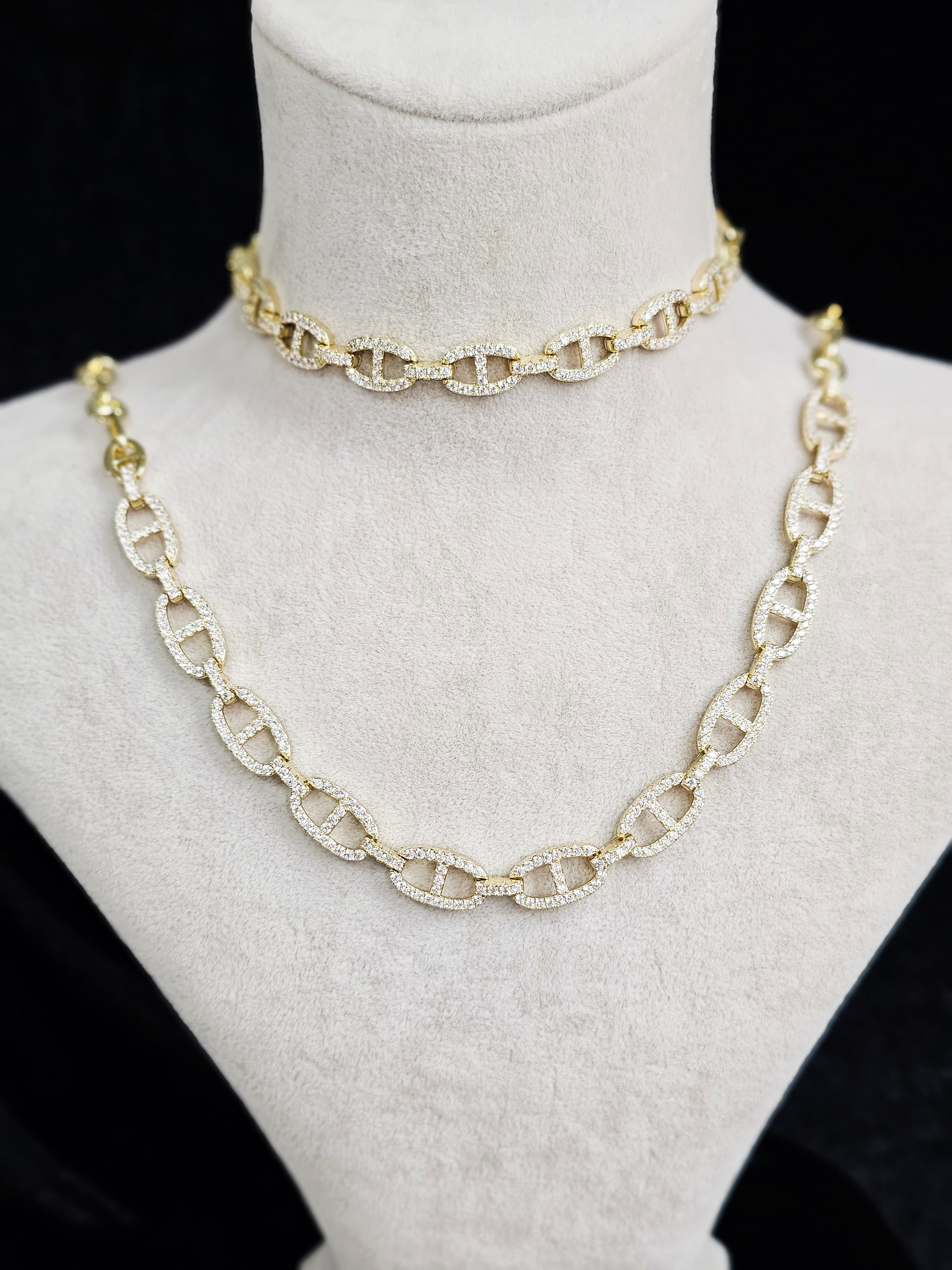 14K XUPING TAŞLI BİLEKLİK & KOLYE SET02