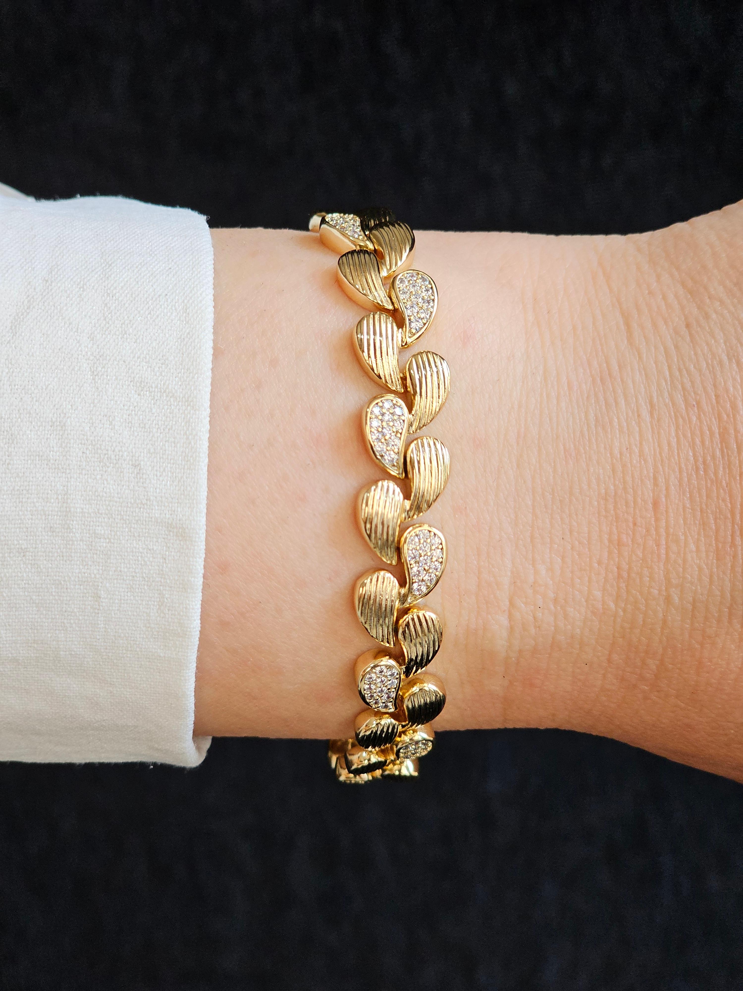 14k YAPRAK MODEL XUPING BİLEKLİK ( XP 041 )