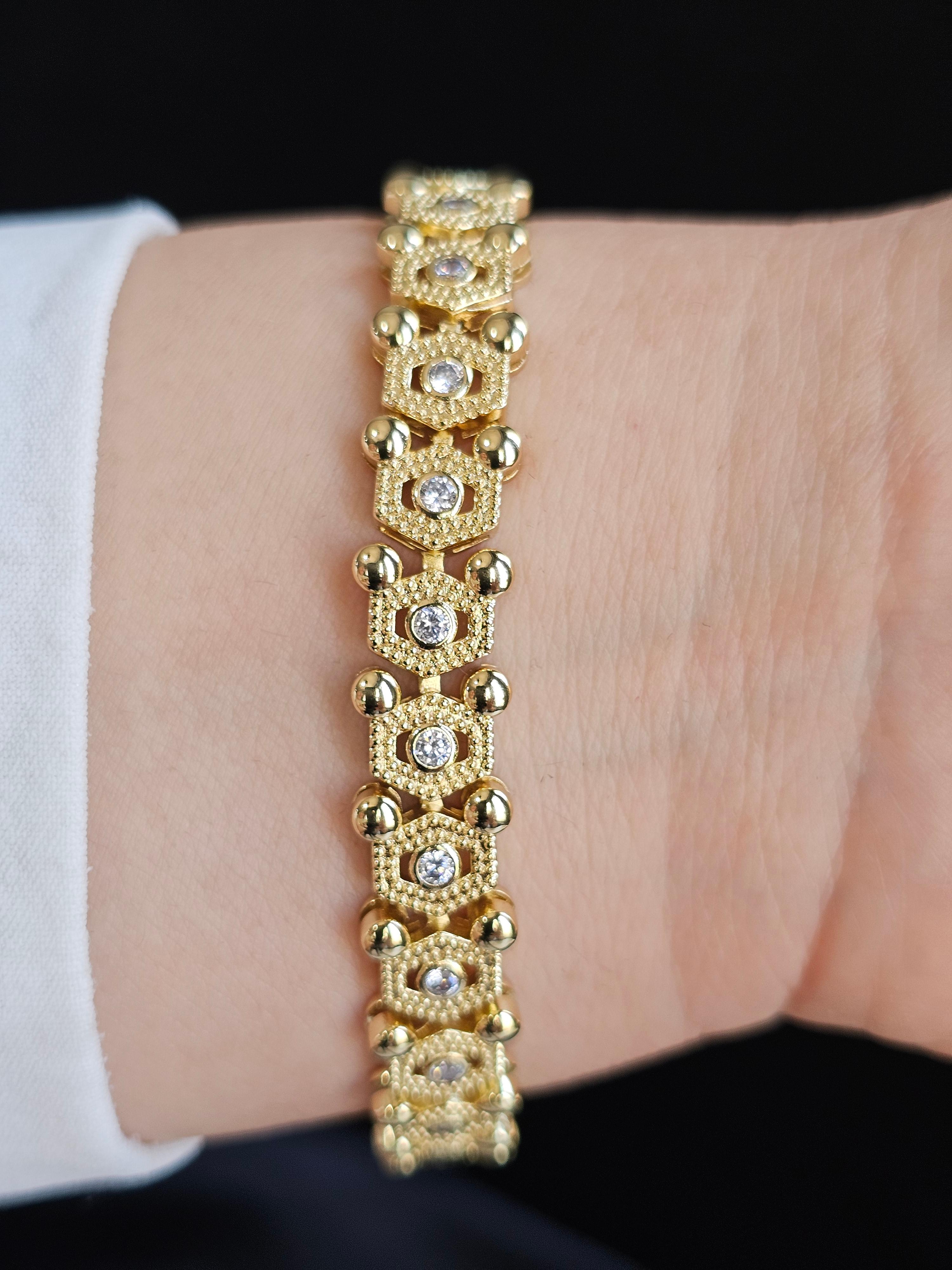 14k GURMET XUPING BİLEKLİK ( XP 006 )