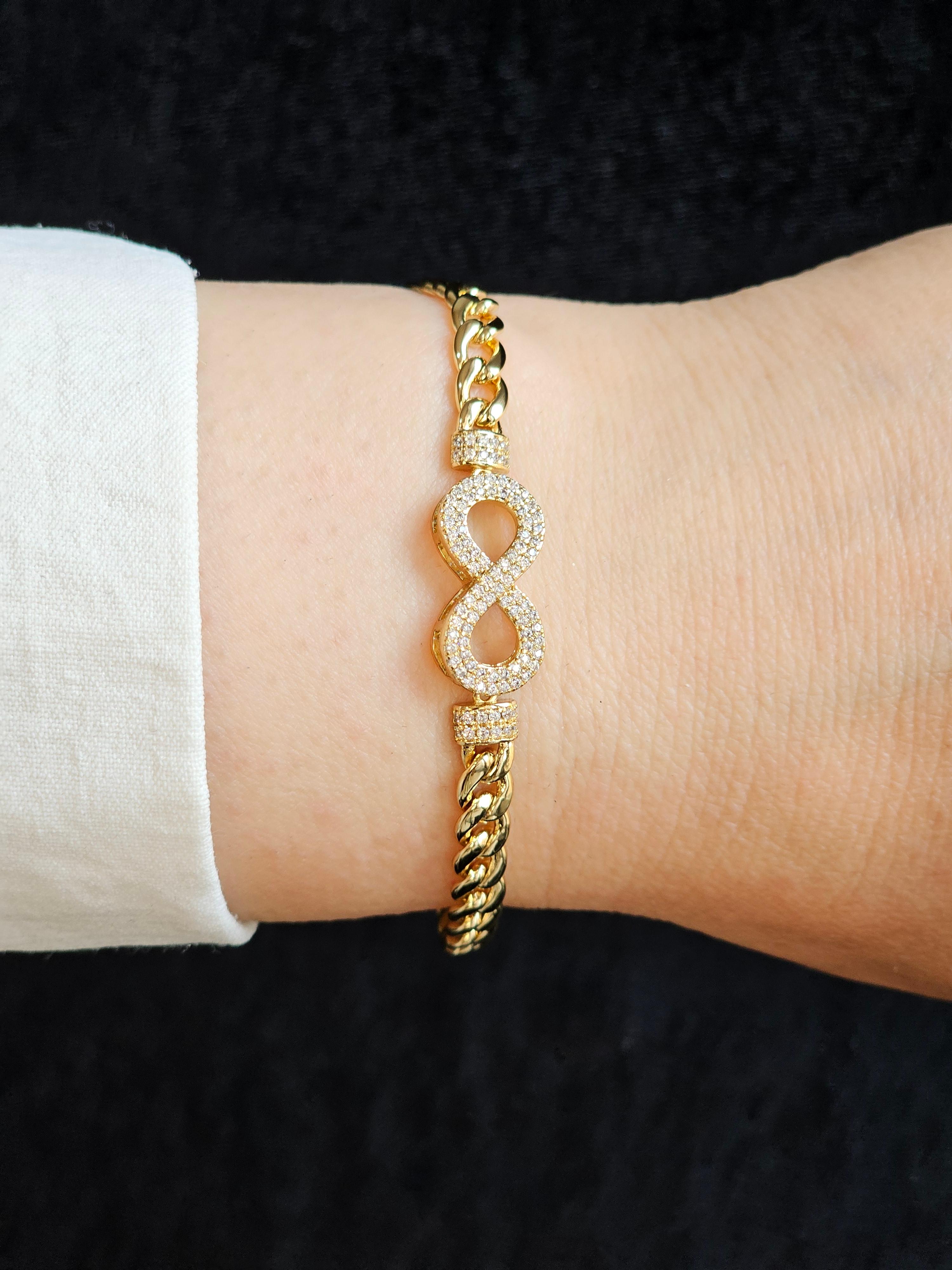 14k SONSUZLUK MODEL XUPING BİLEKLİK XP 034 